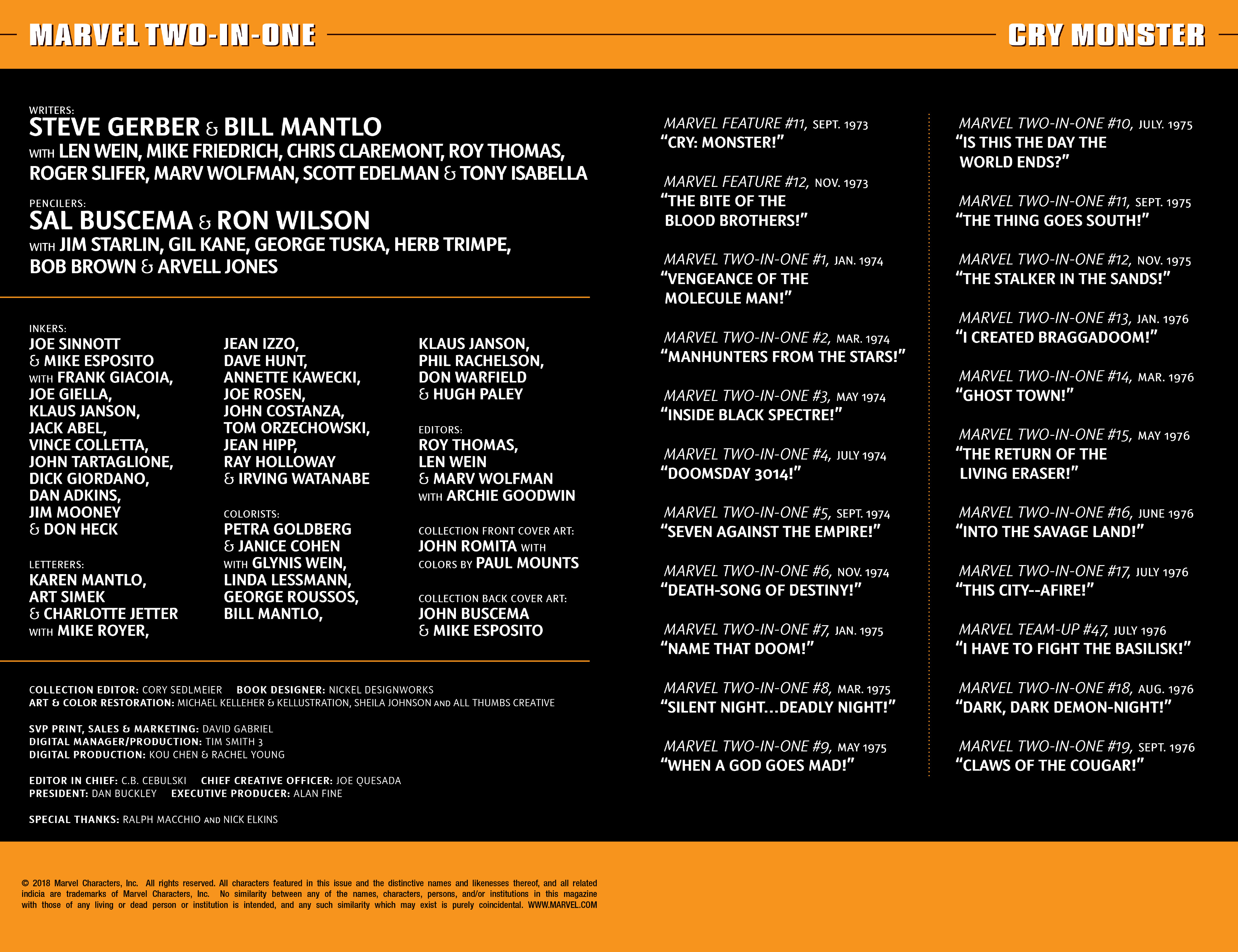 Read online Marvel Two-In-One Epic Collection: Cry Monster comic -  Issue # TPB (Part 1) - 4