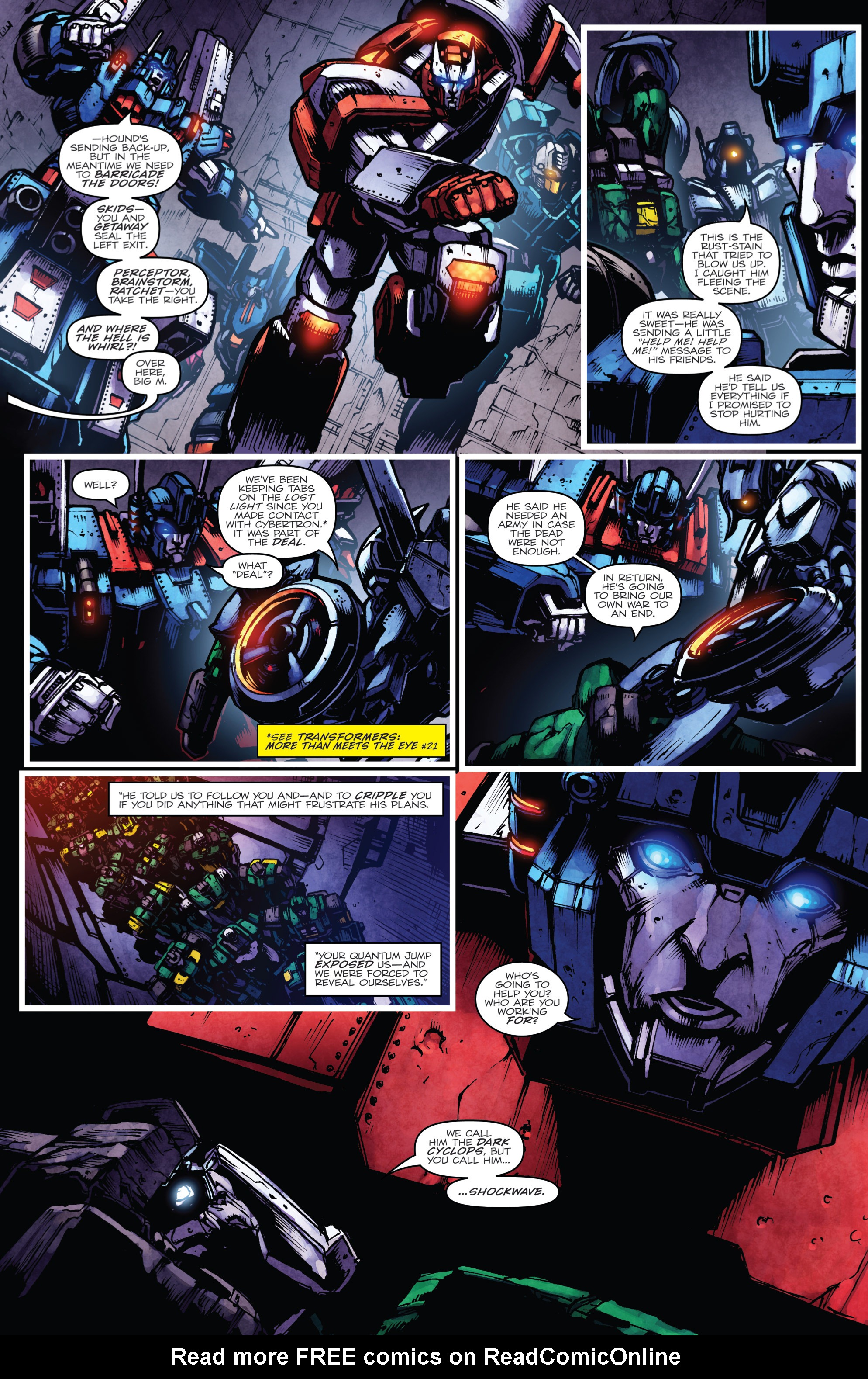 Read online Transformers: Robots In Disguise (2012) comic -  Issue #25 - 24