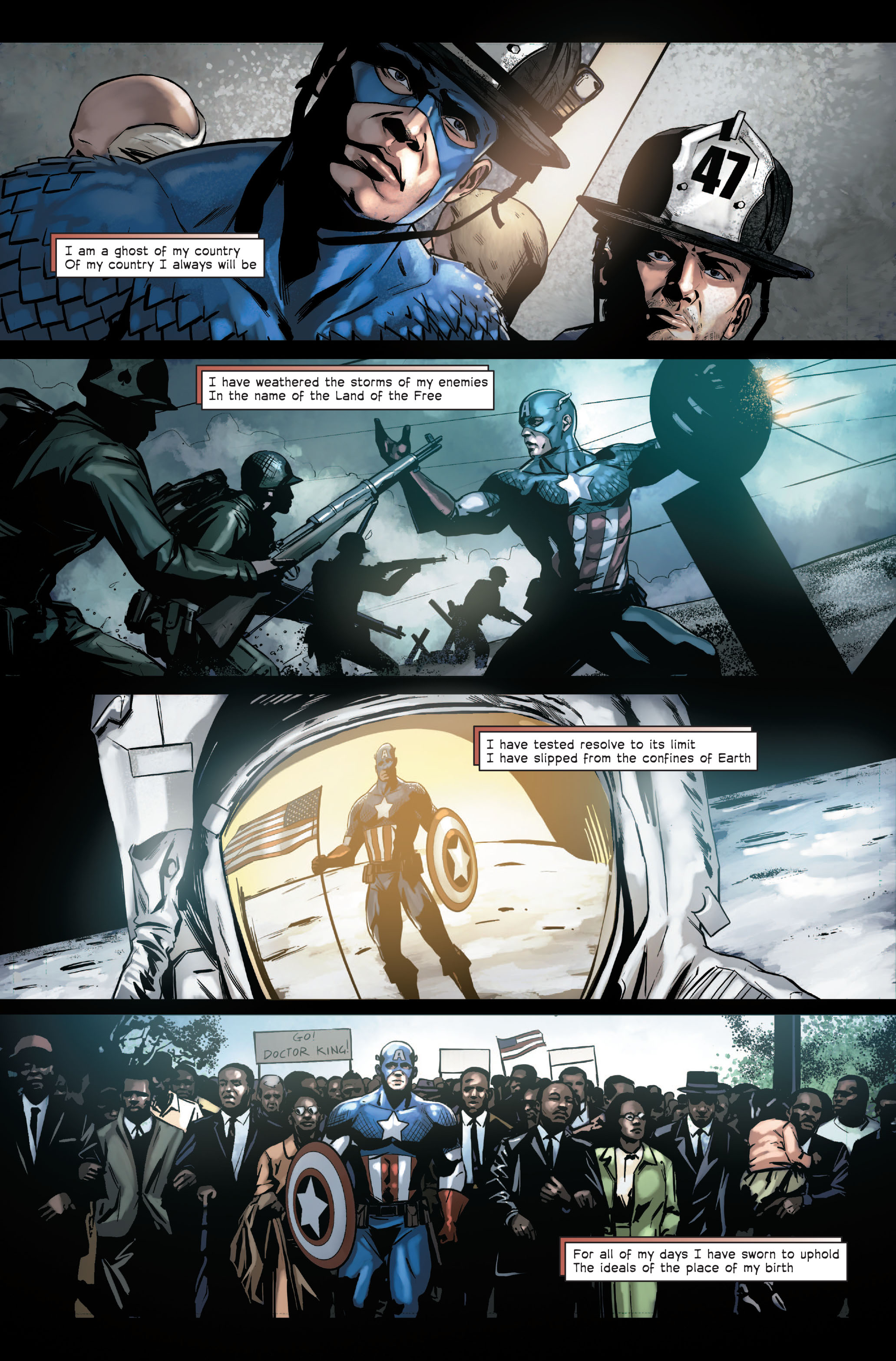 Captain America Theater of War: Ghosts of My Country Full Page 34