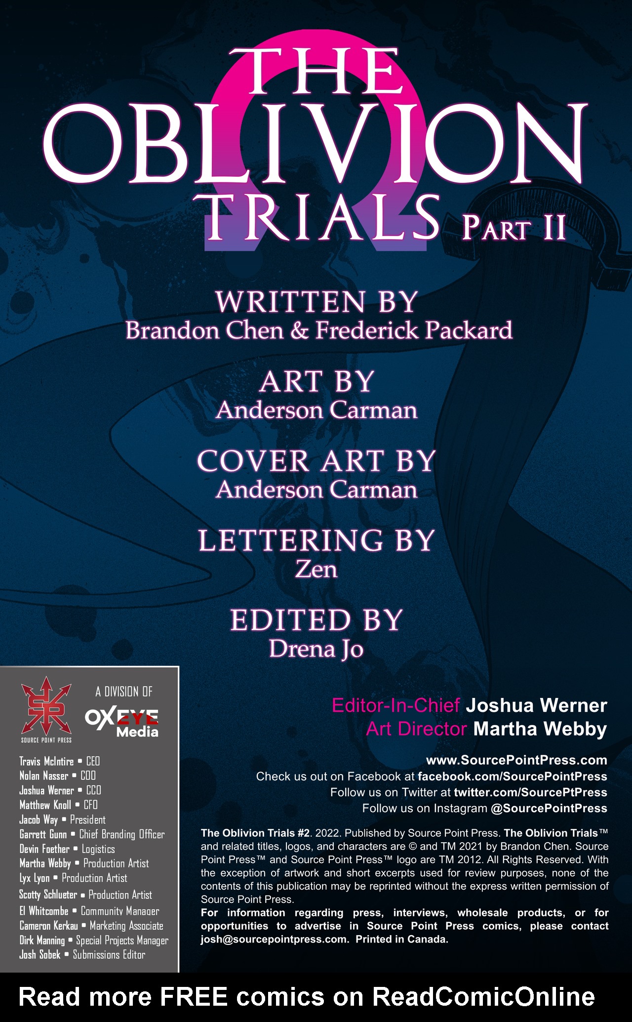 Read online The Oblivion Trials comic -  Issue #2 - 2