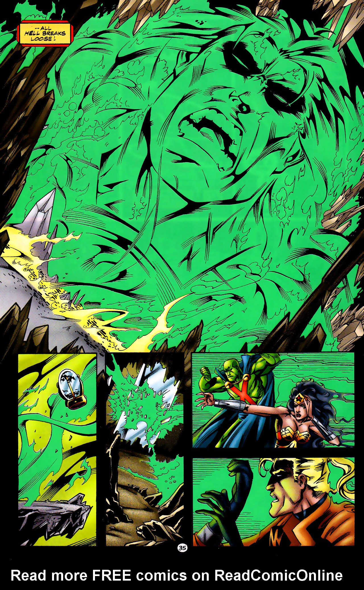Read online Underworld Unleashed comic -  Issue #3 - 36