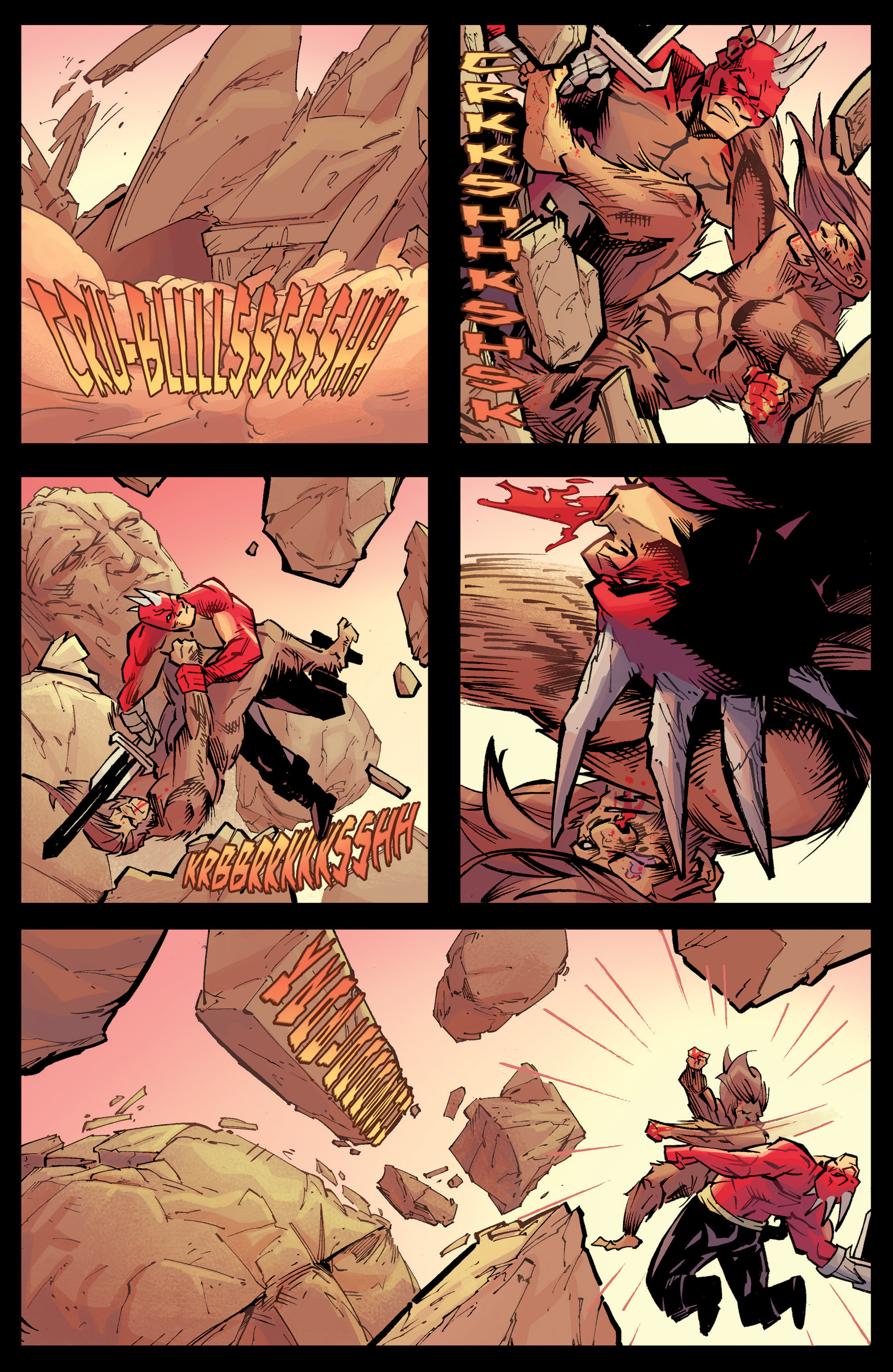 Read online Bigfoot: Sword of the Earthman (2015) comic -  Issue #6 - 18