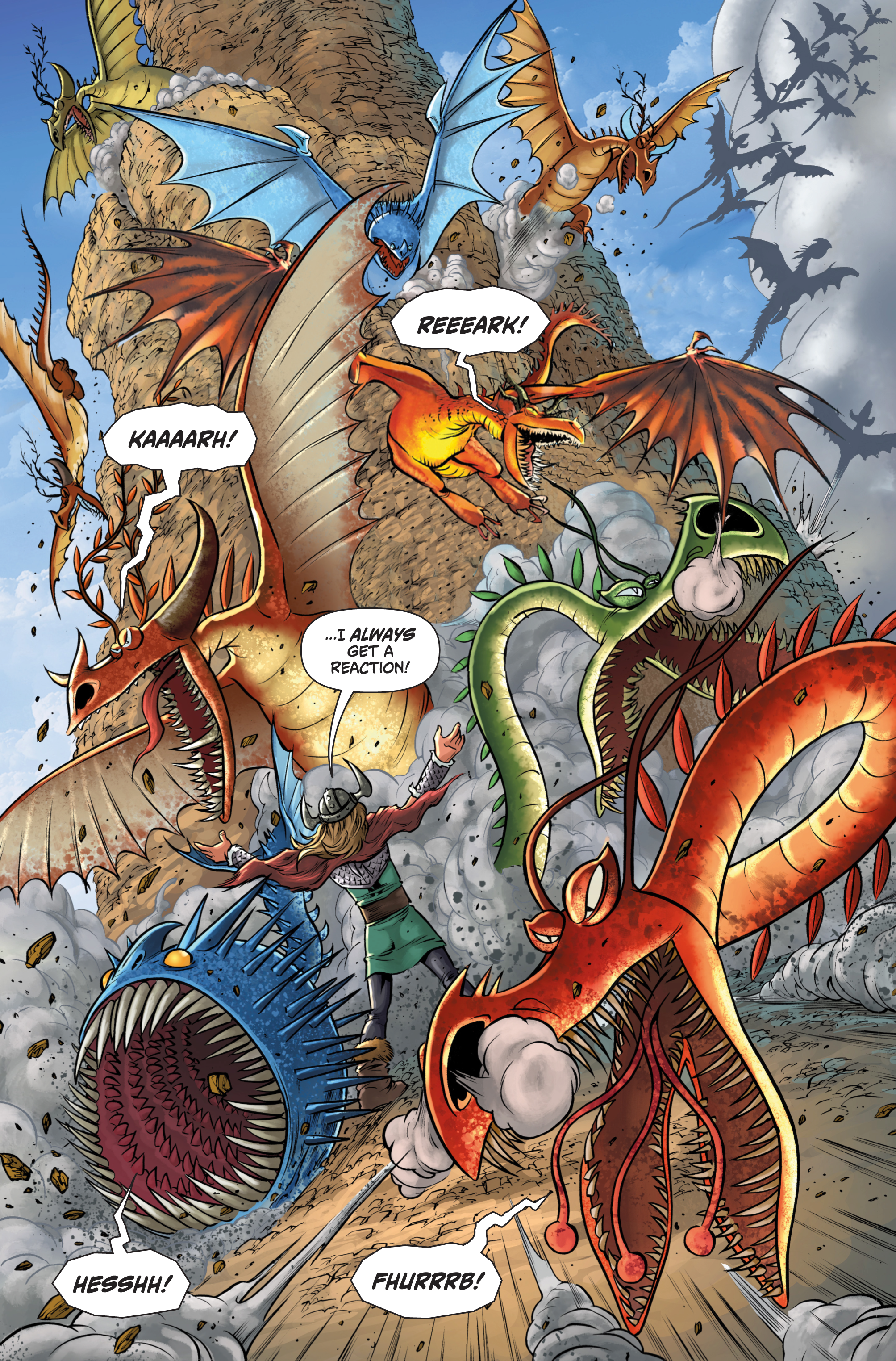 Read online DreamWorks Dragons: Riders of Berk comic -  Issue # _TPB - 98