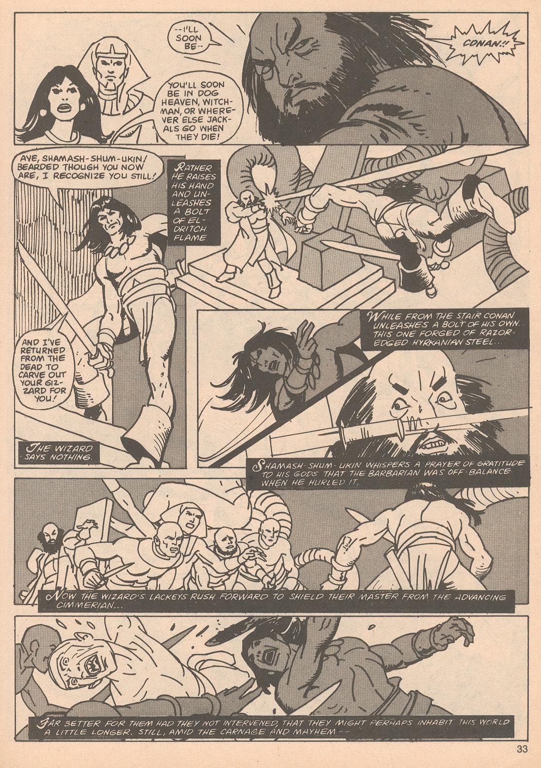 Read online The Savage Sword Of Conan comic -  Issue #65 - 33