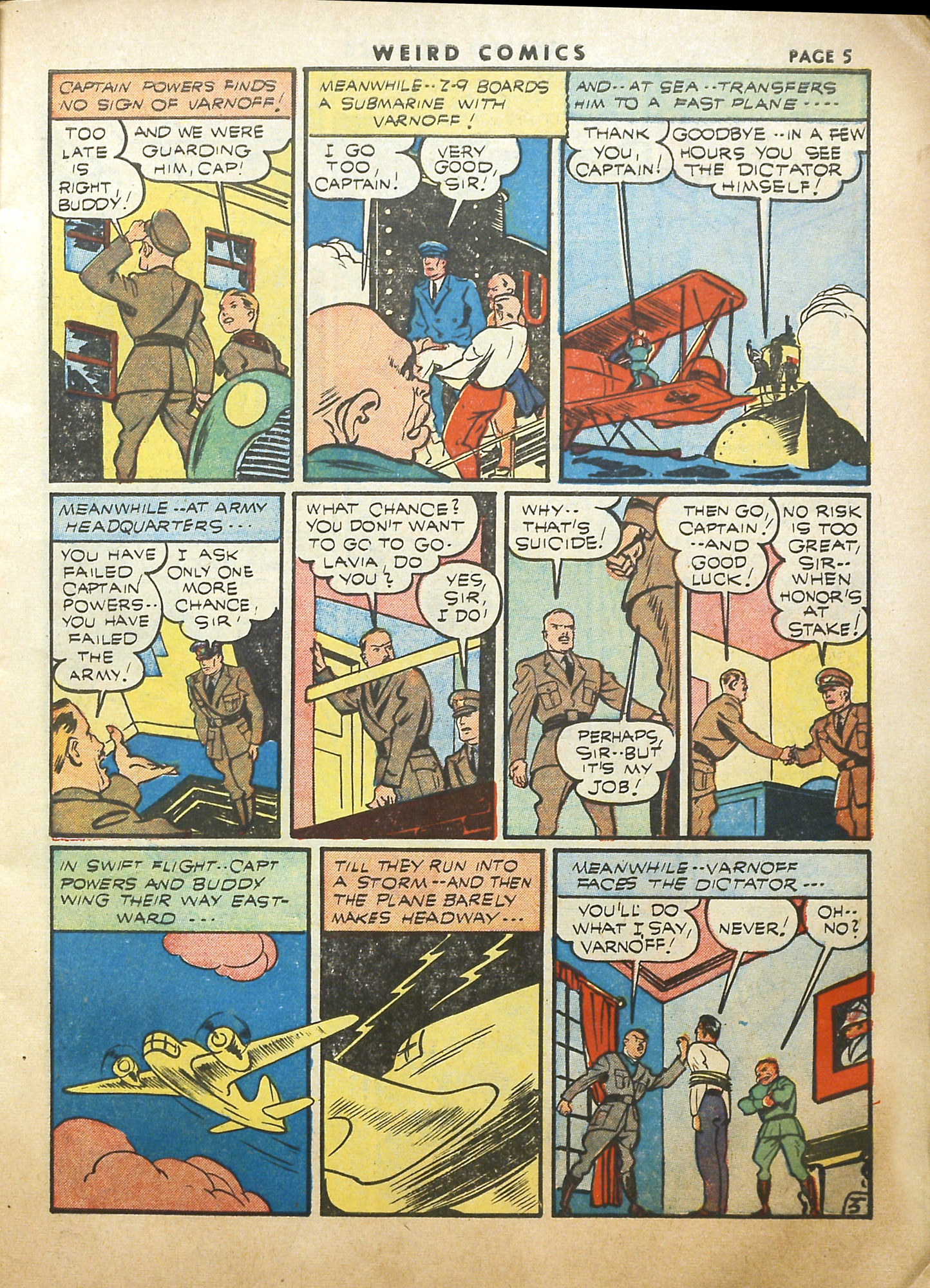 Read online Weird Comics comic -  Issue #20 - 7