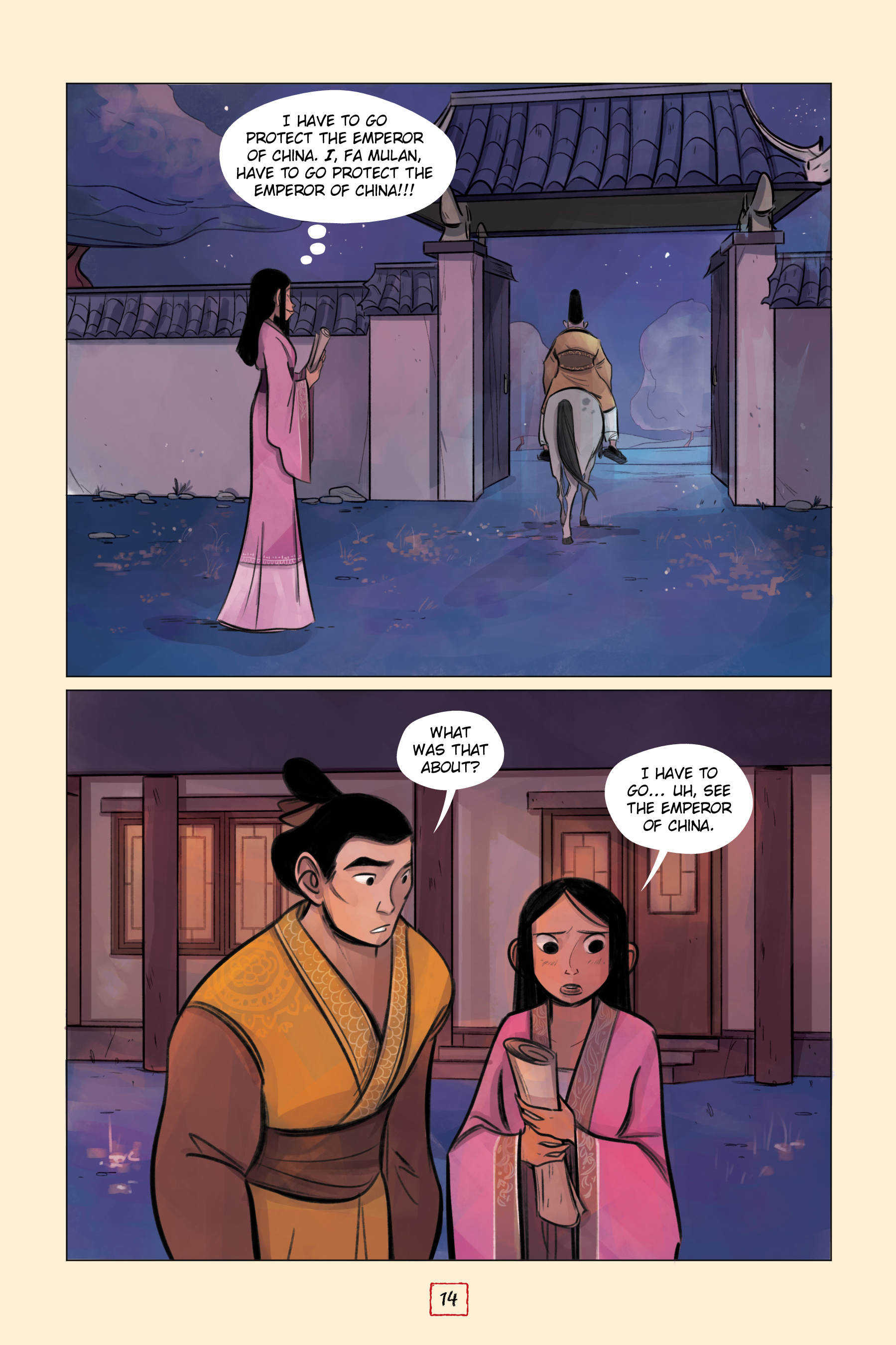 Read online Disney Mulan's Adventure Journal: The Palace of Secrets comic -  Issue # TPB - 16