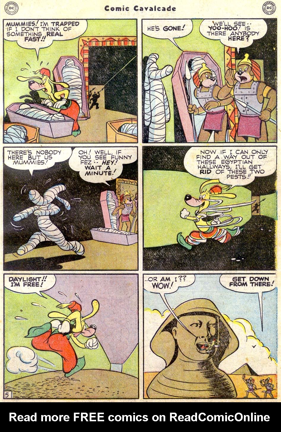 Read online Comic Cavalcade comic -  Issue #36 - 53