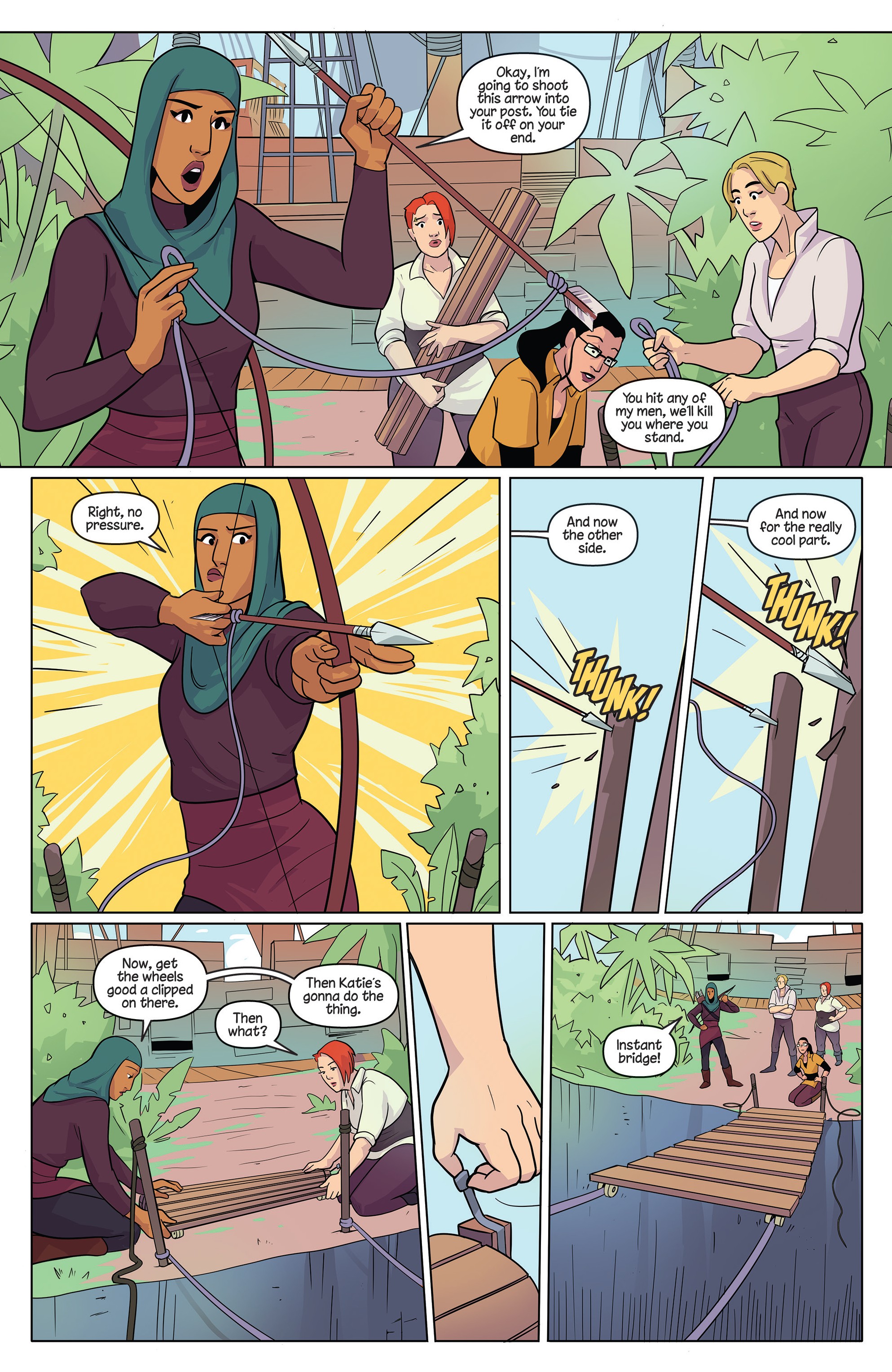 Read online Princeless Raven Year Two: Love and Revenge comic -  Issue # _TPB Assault On Golden Rock - 119