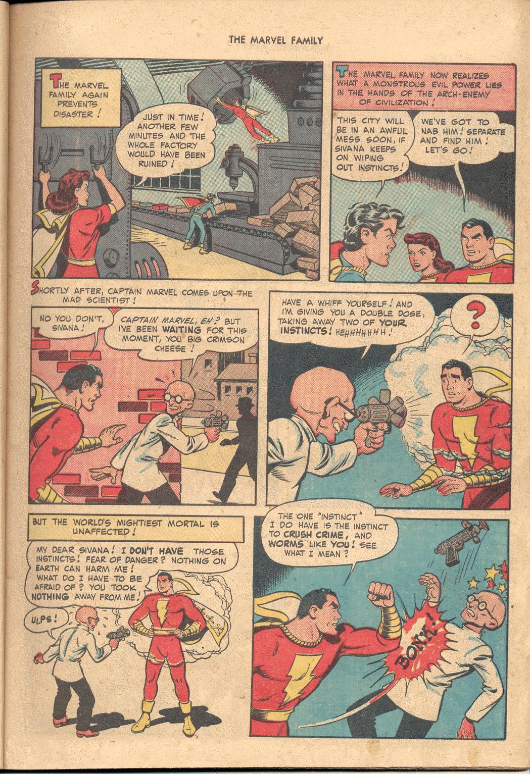 Read online The Marvel Family comic -  Issue #38 - 9