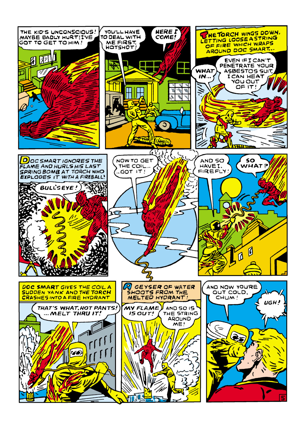 Read online The Human Torch (1940) comic -  Issue #5a - 8