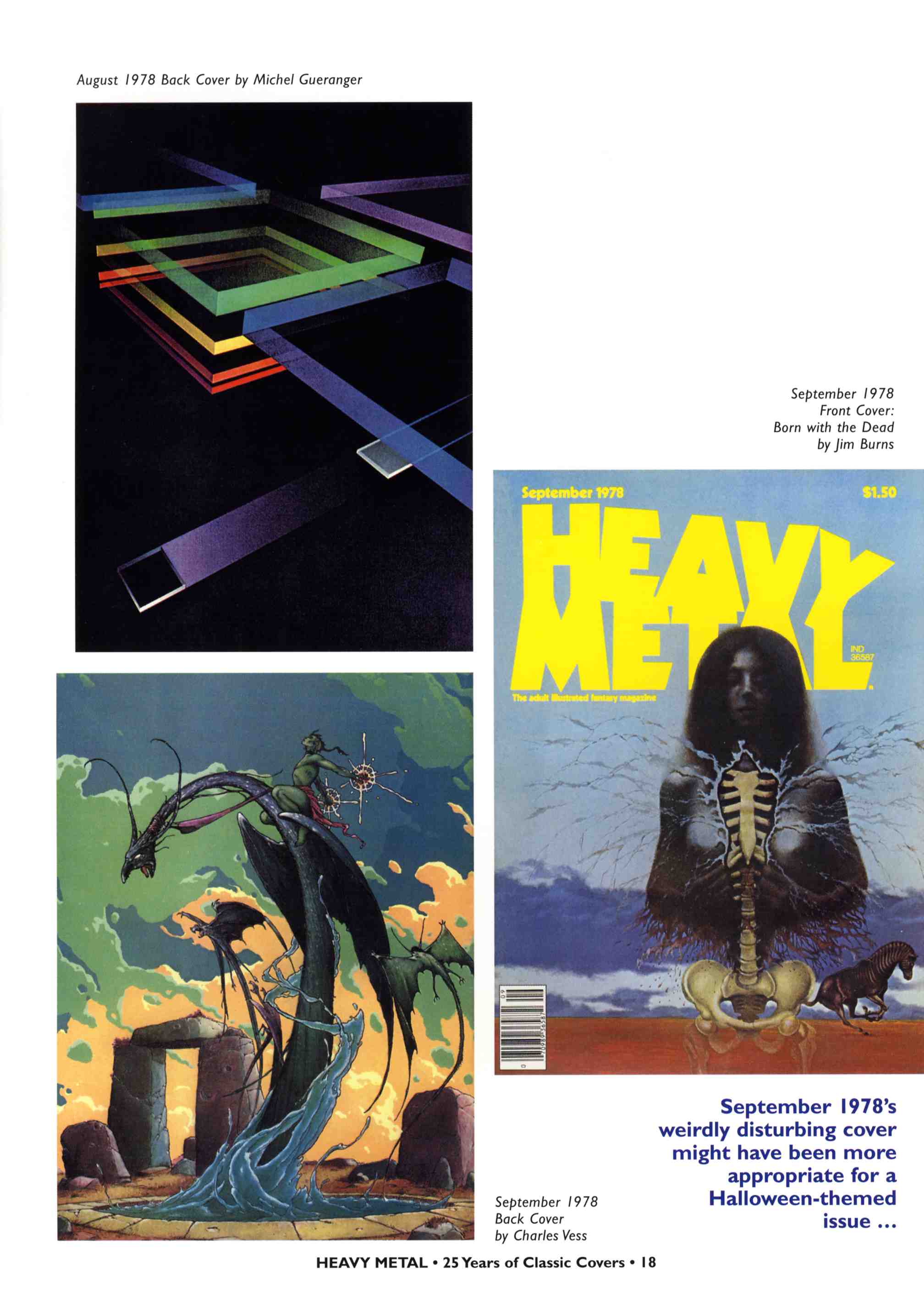 Read online Heavy Metal: 25 Years of Classic Covers comic -  Issue # TPB - 24