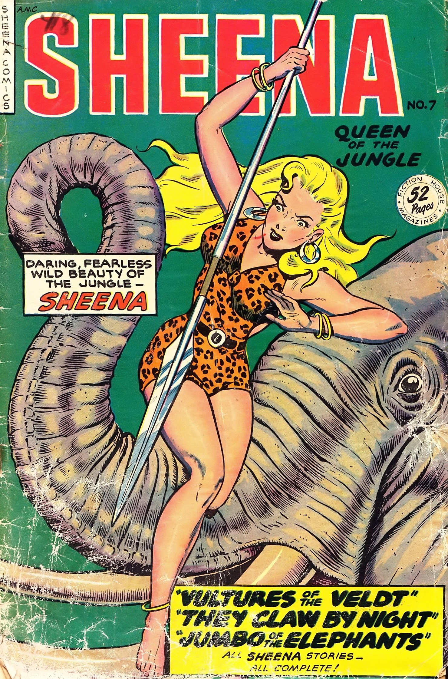 Read online Sheena, Queen of the Jungle (1942) comic -  Issue #7 - 1