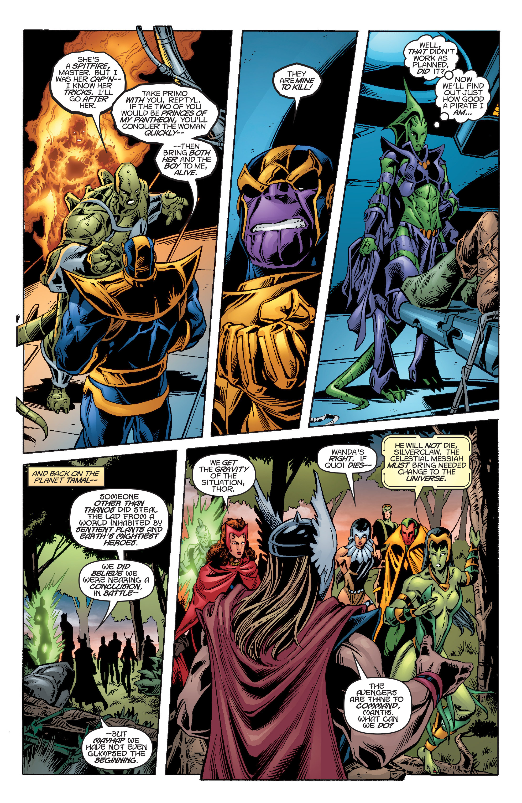 Read online Avengers: Celestial Quest comic -  Issue #5 - 6