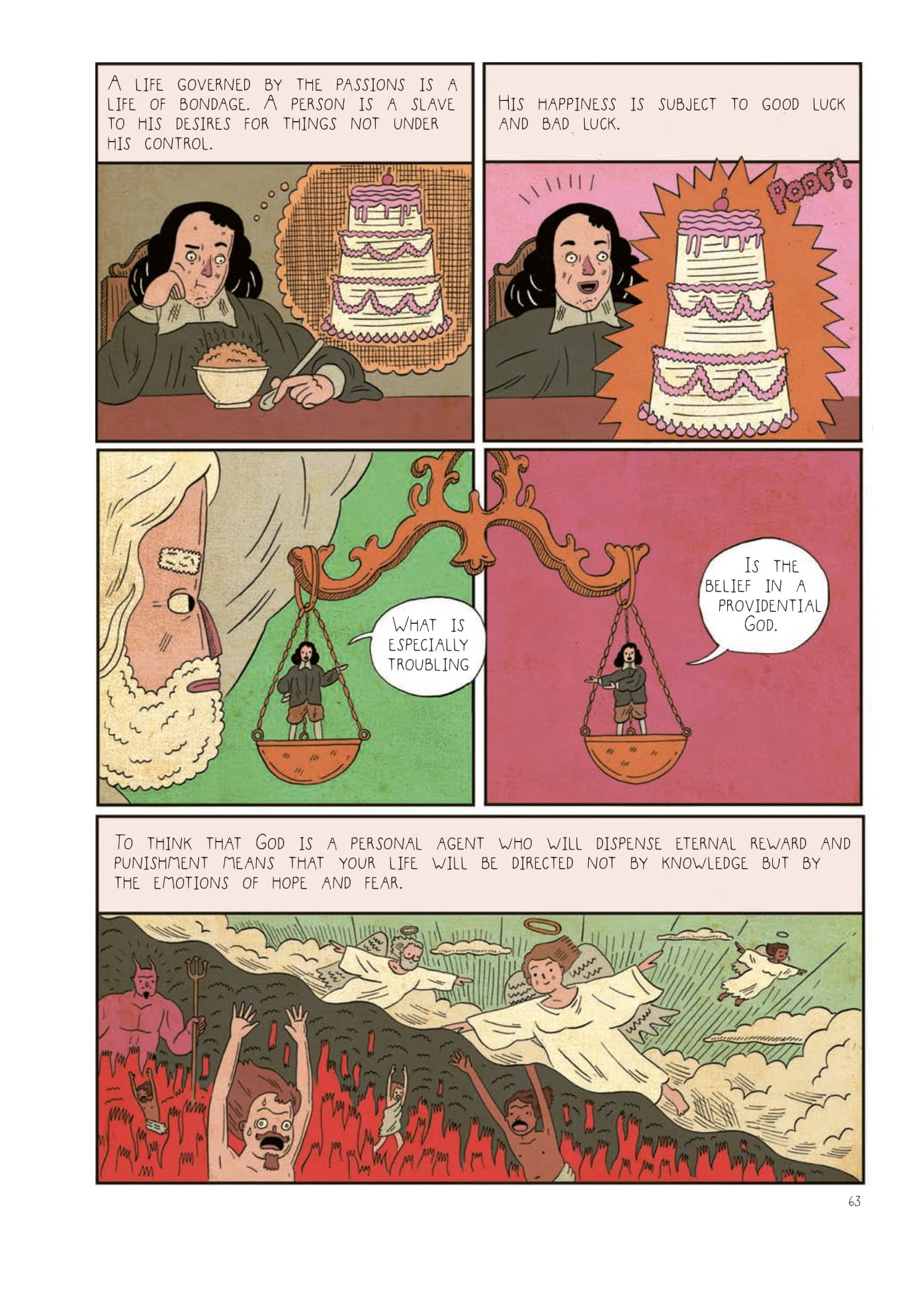 Read online Heretics!: The Wondrous (and Dangerous) Beginnings of Modern Philosophy comic -  Issue # TPB (Part 1) - 64