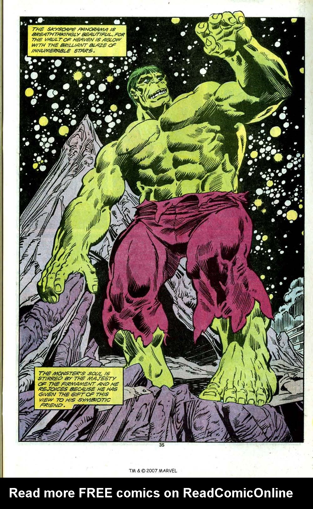 Read online The Incredible Hulk (1968) comic -  Issue # _Annual 1984 - 47