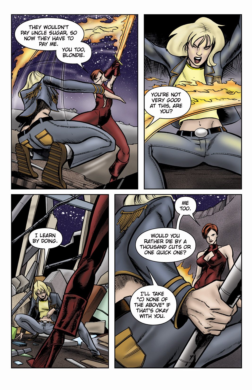 Read online SideChicks comic -  Issue #3 - 28