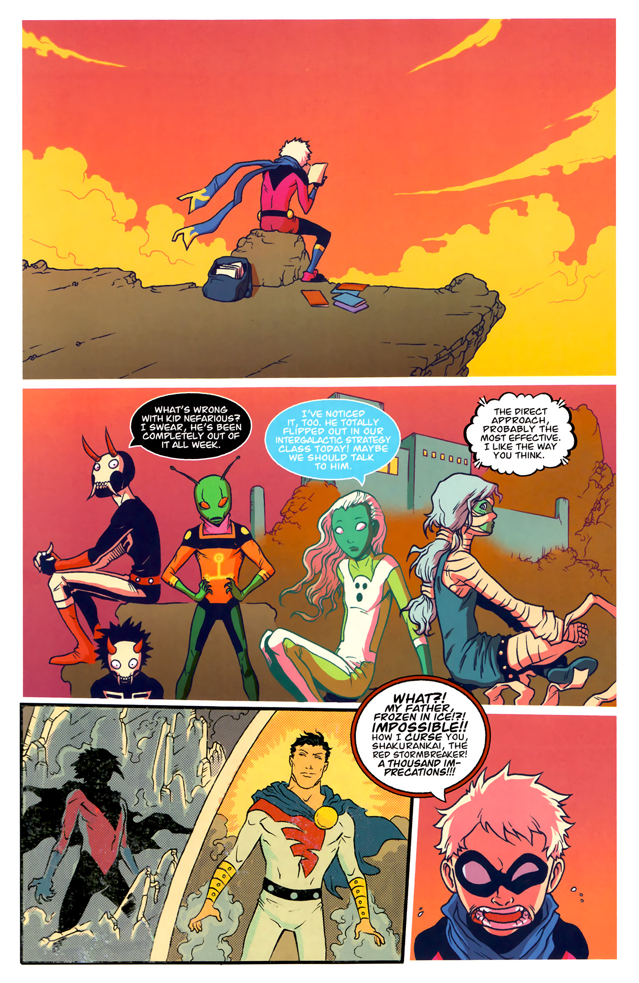 Read online Gladstone's School for World Conquerors (2011) comic -  Issue #5 - 7