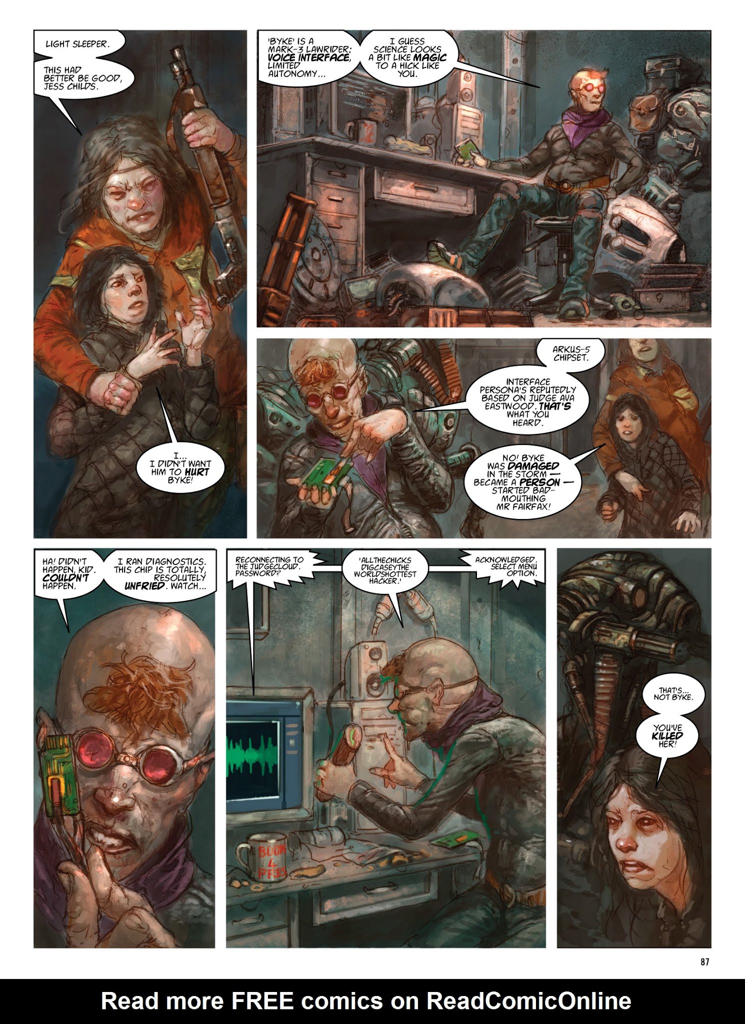 Read online The Dark Judges: The Fall of Deadworld comic -  Issue # TPB - 88