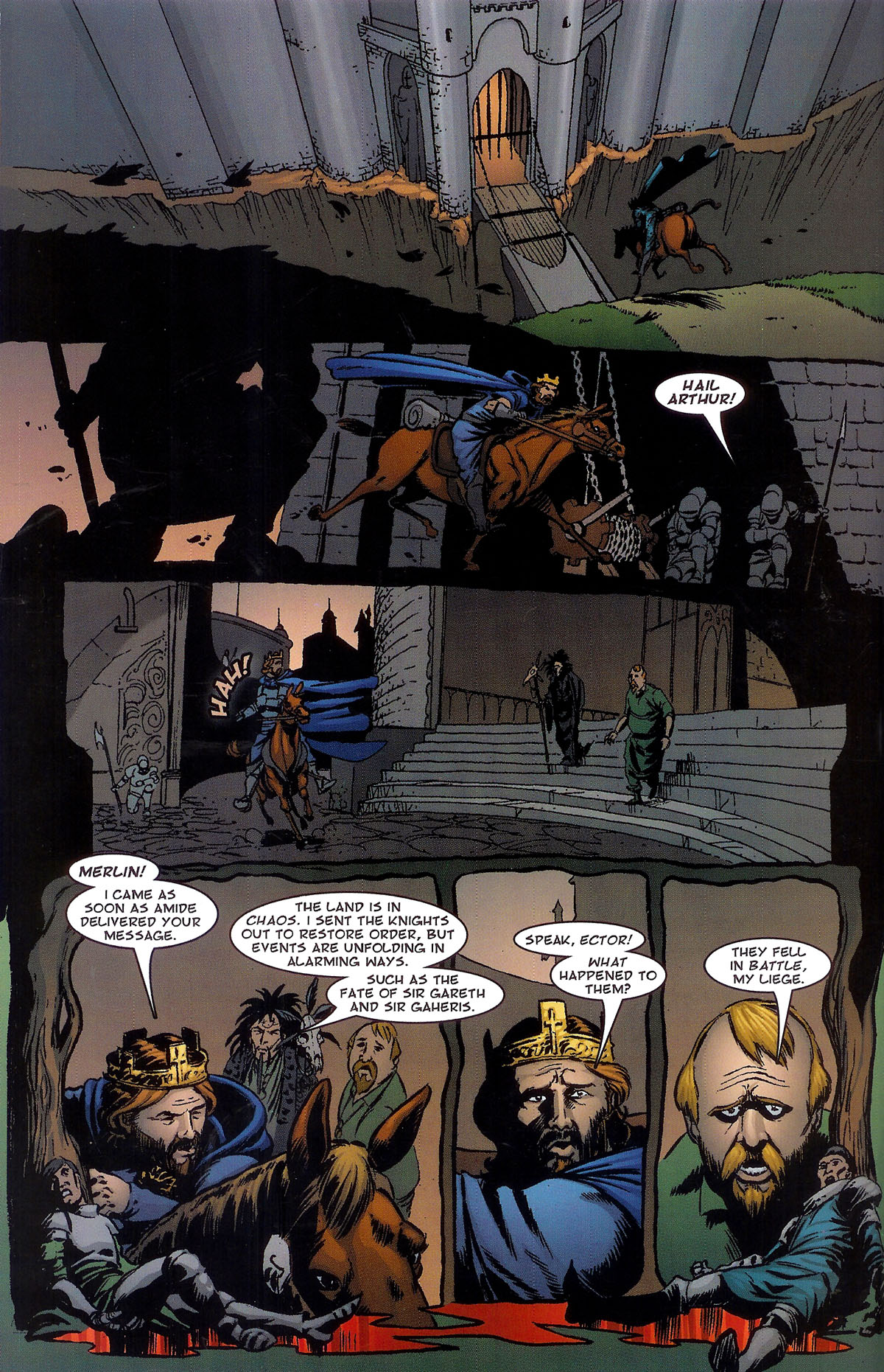 Read online Dracula vs King Arthur comic -  Issue #3 - 12