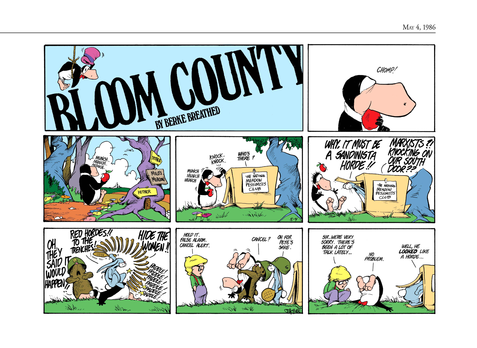 Read online The Bloom County Digital Library comic -  Issue # TPB 6 (Part 1) - 83