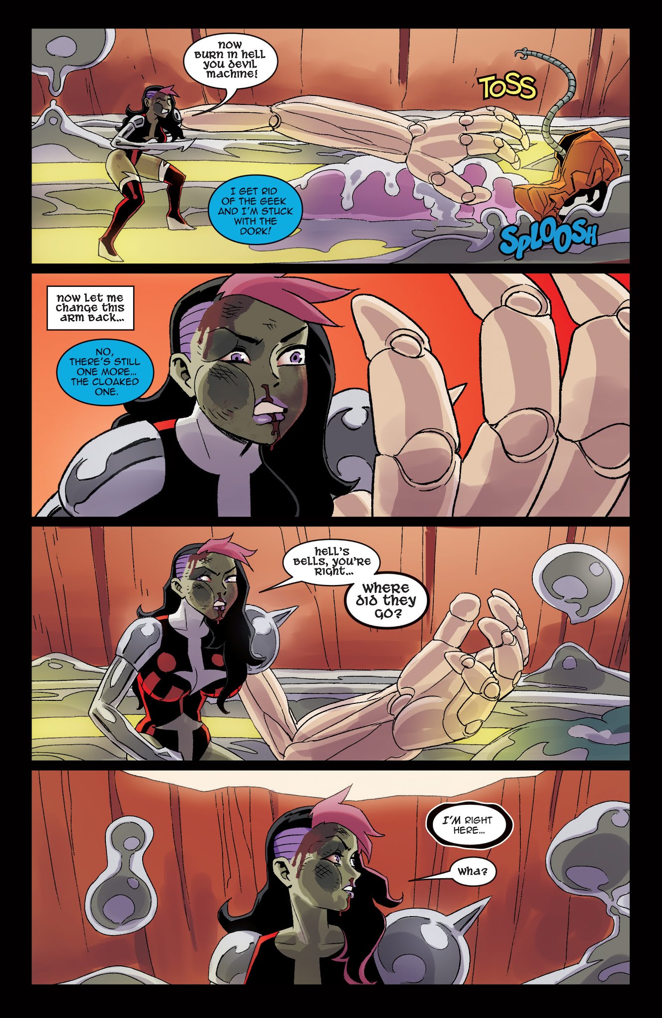 Read online Danger Doll Squad: Galactic Gladiators comic -  Issue #4 - 12