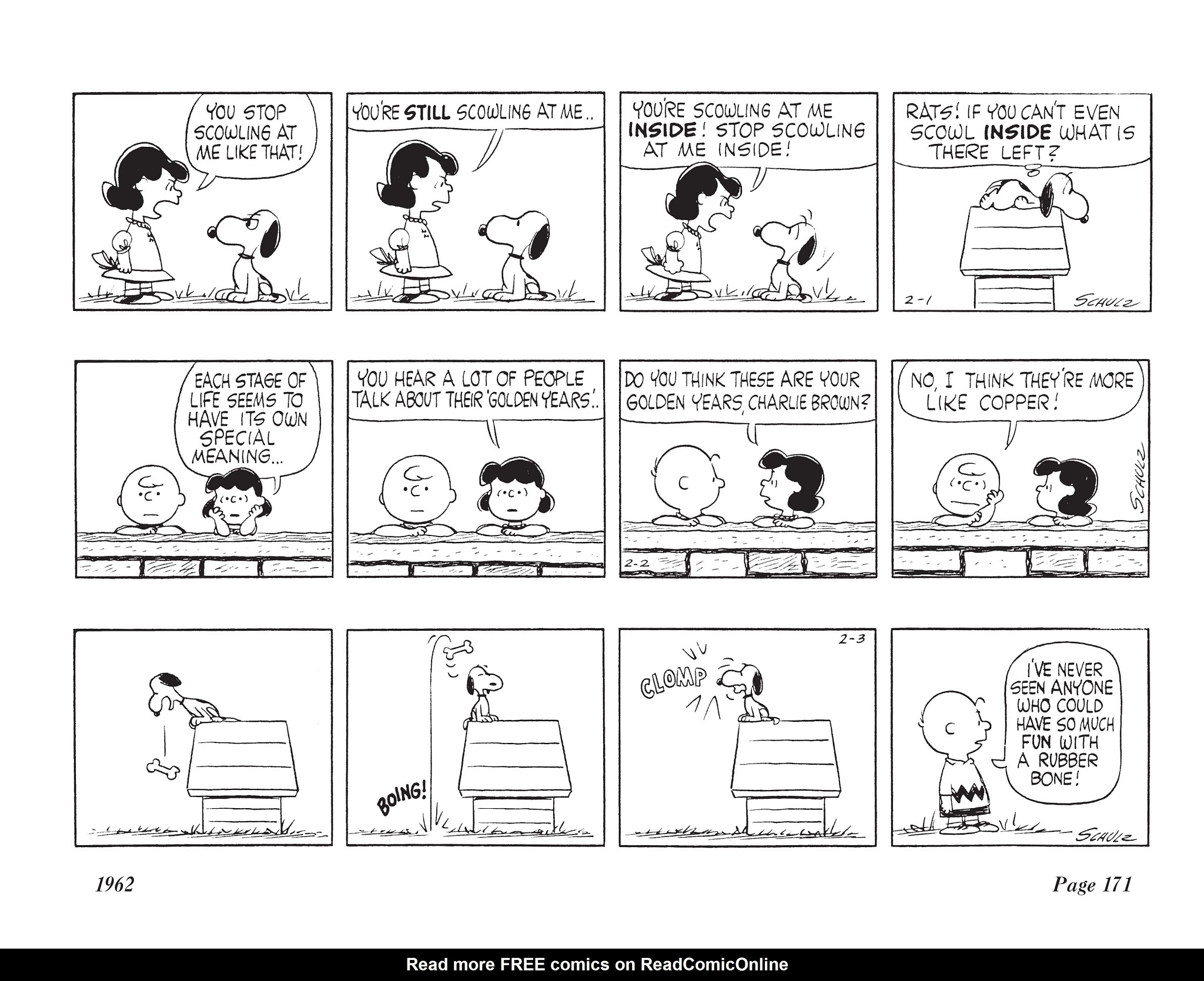 Read online The Complete Peanuts comic -  Issue # TPB 6 - 186