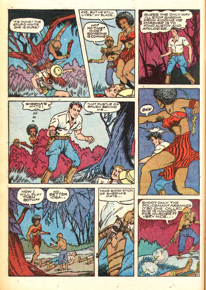 Read online Sheena, Queen of the Jungle (1942) comic -  Issue #4 - 18
