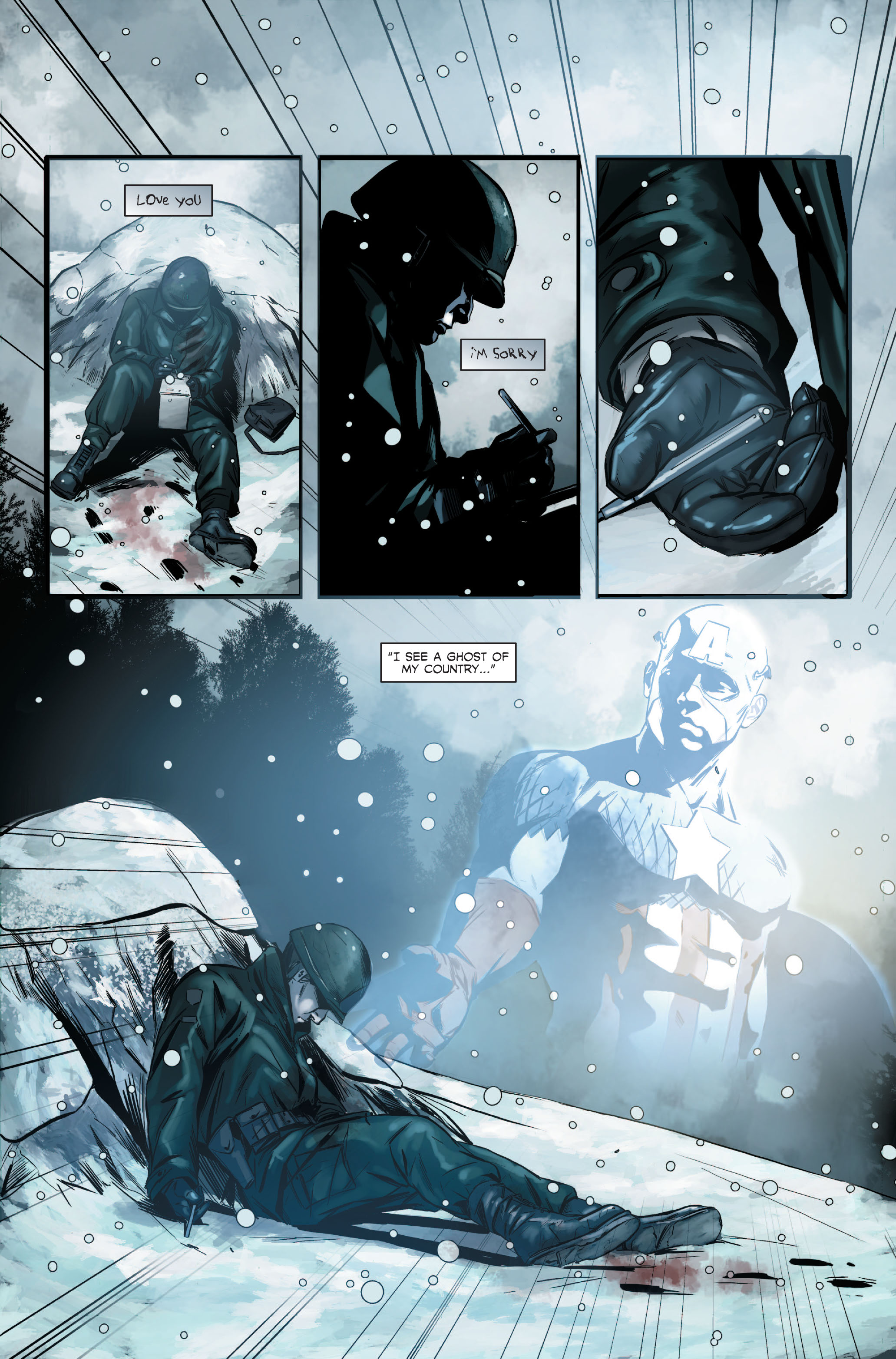 Captain America Theater of War: Ghosts of My Country Full Page 25