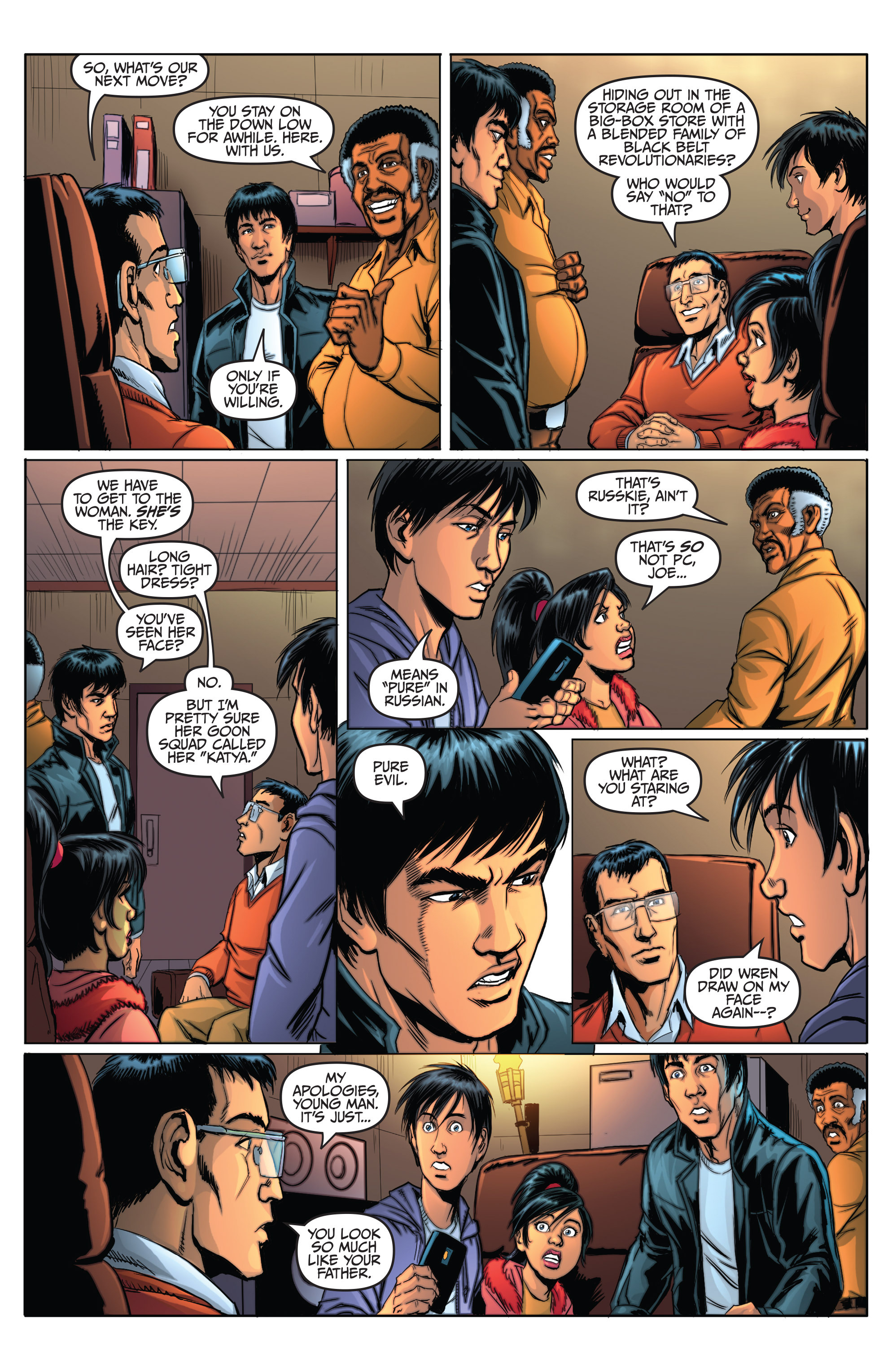 Read online Bruce Lee: The Dragon Rises comic -  Issue #4 - 22