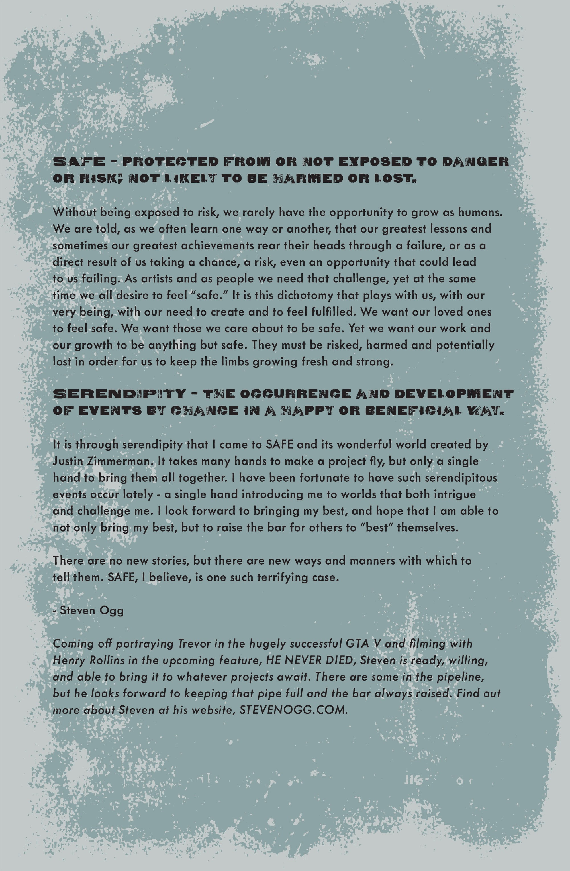 Read online SAFE comic -  Issue # Full - 32