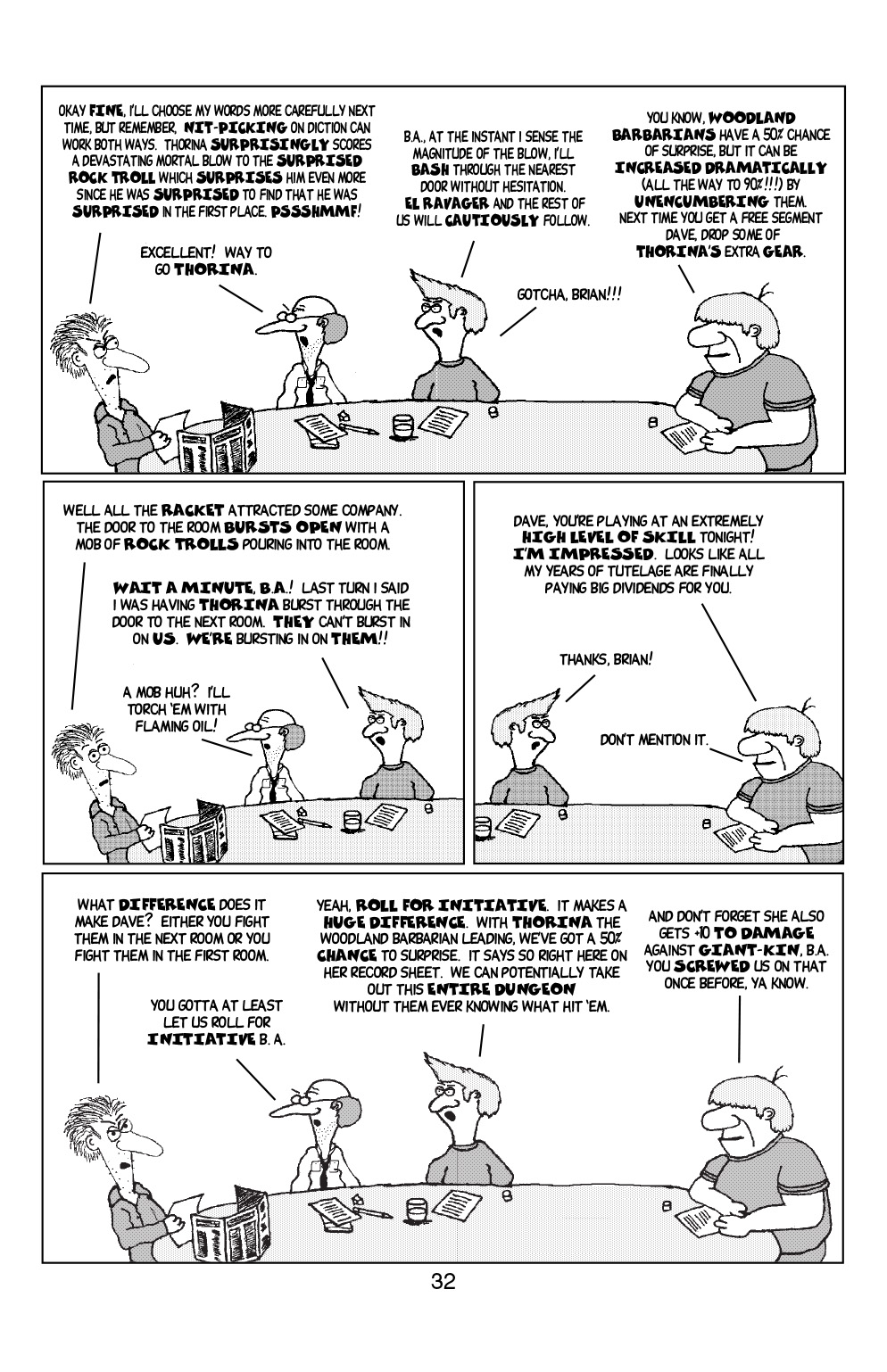 Read online Knights of the Dinner Table comic -  Issue #27 - 34