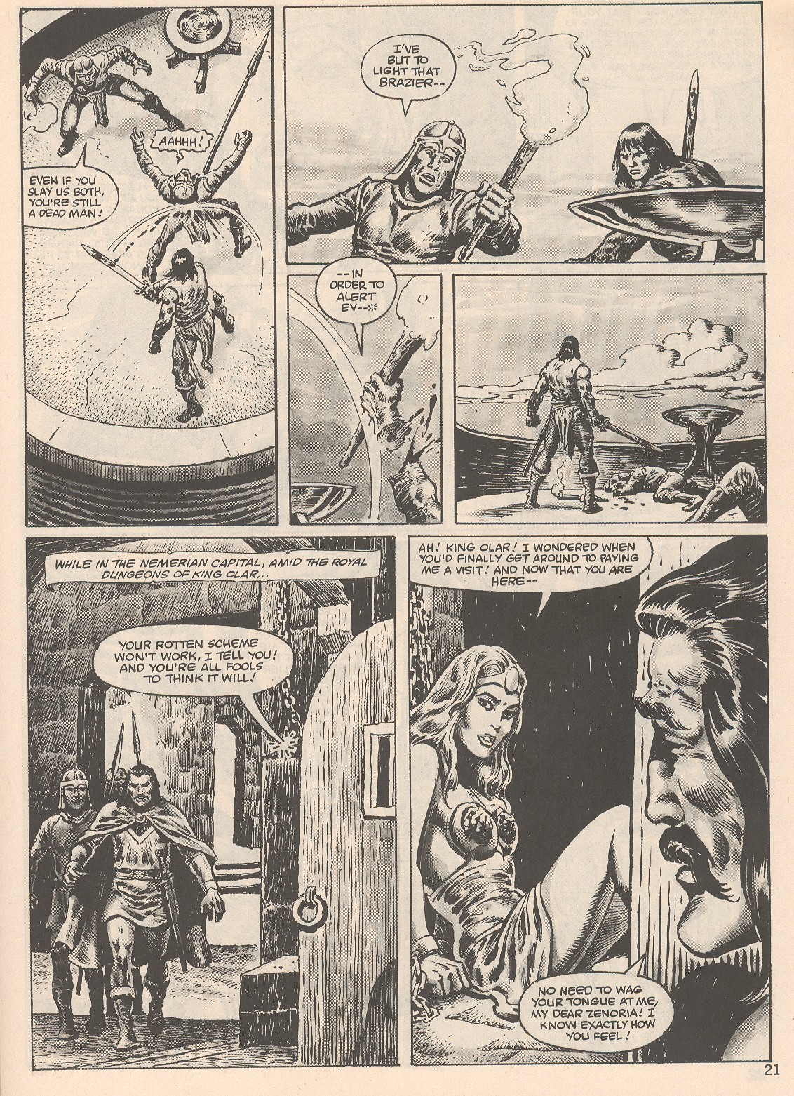Read online The Savage Sword Of Conan comic -  Issue #104 - 21