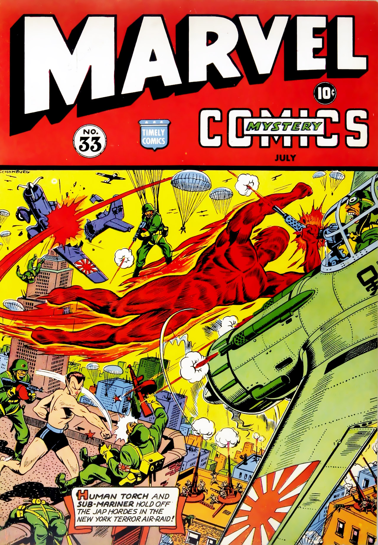 Read online Marvel Mystery Comics comic -  Issue #33 - 1
