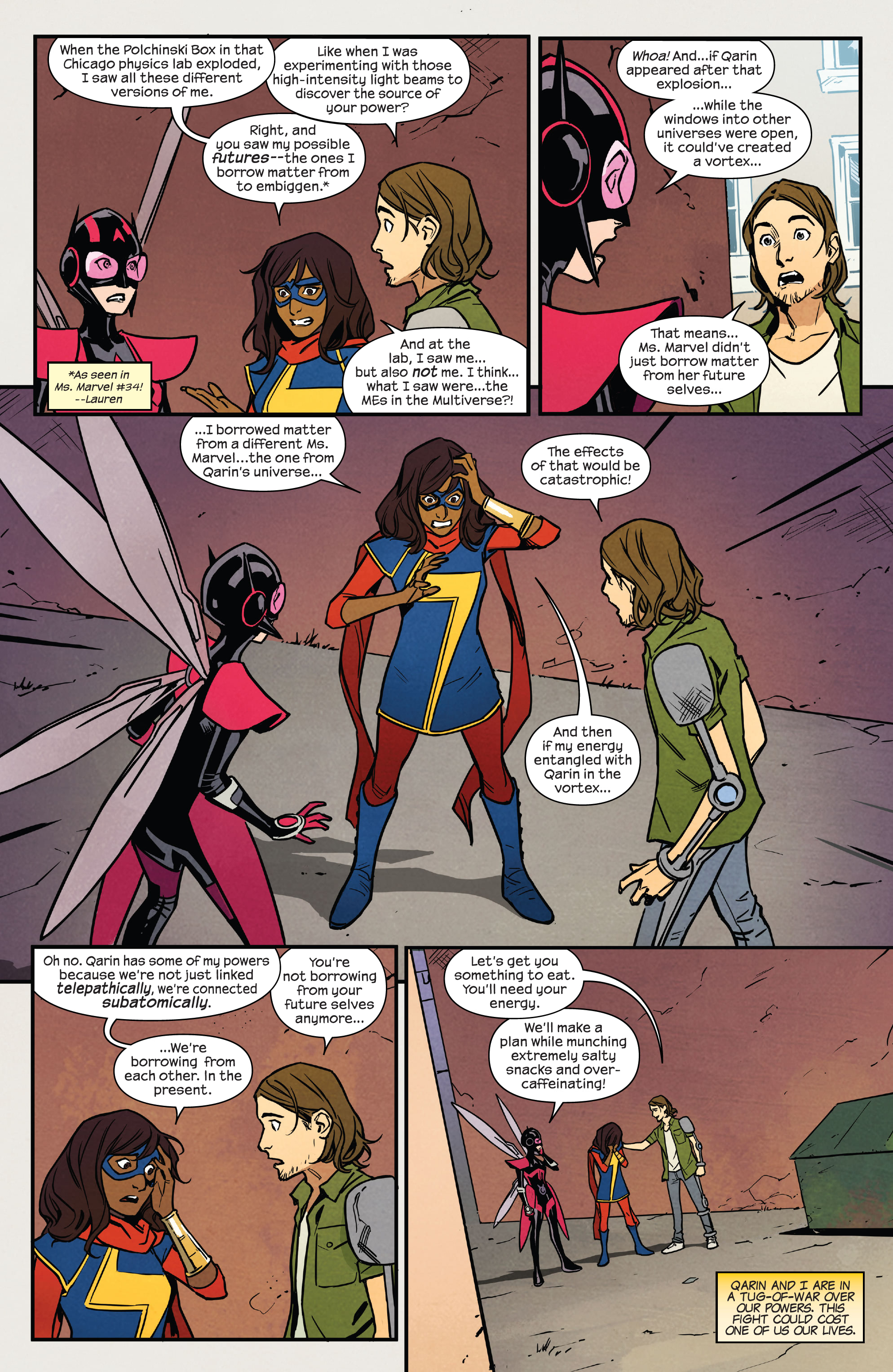 Read online Ms. Marvel: Beyond the Limit comic -  Issue #5 - 5