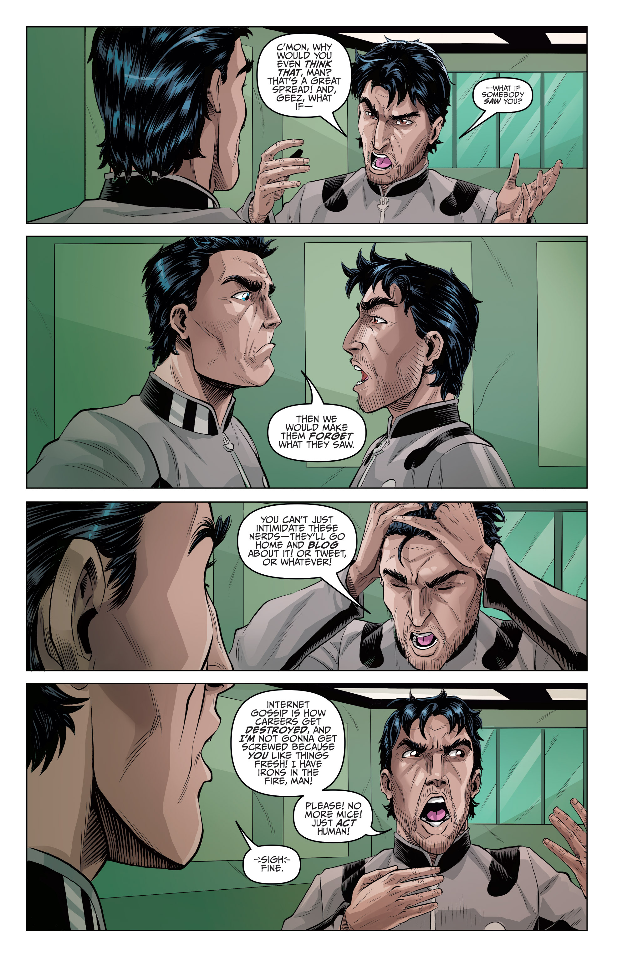 Read online Galaxy Quest: The Journey Continues comic -  Issue #3 - 12