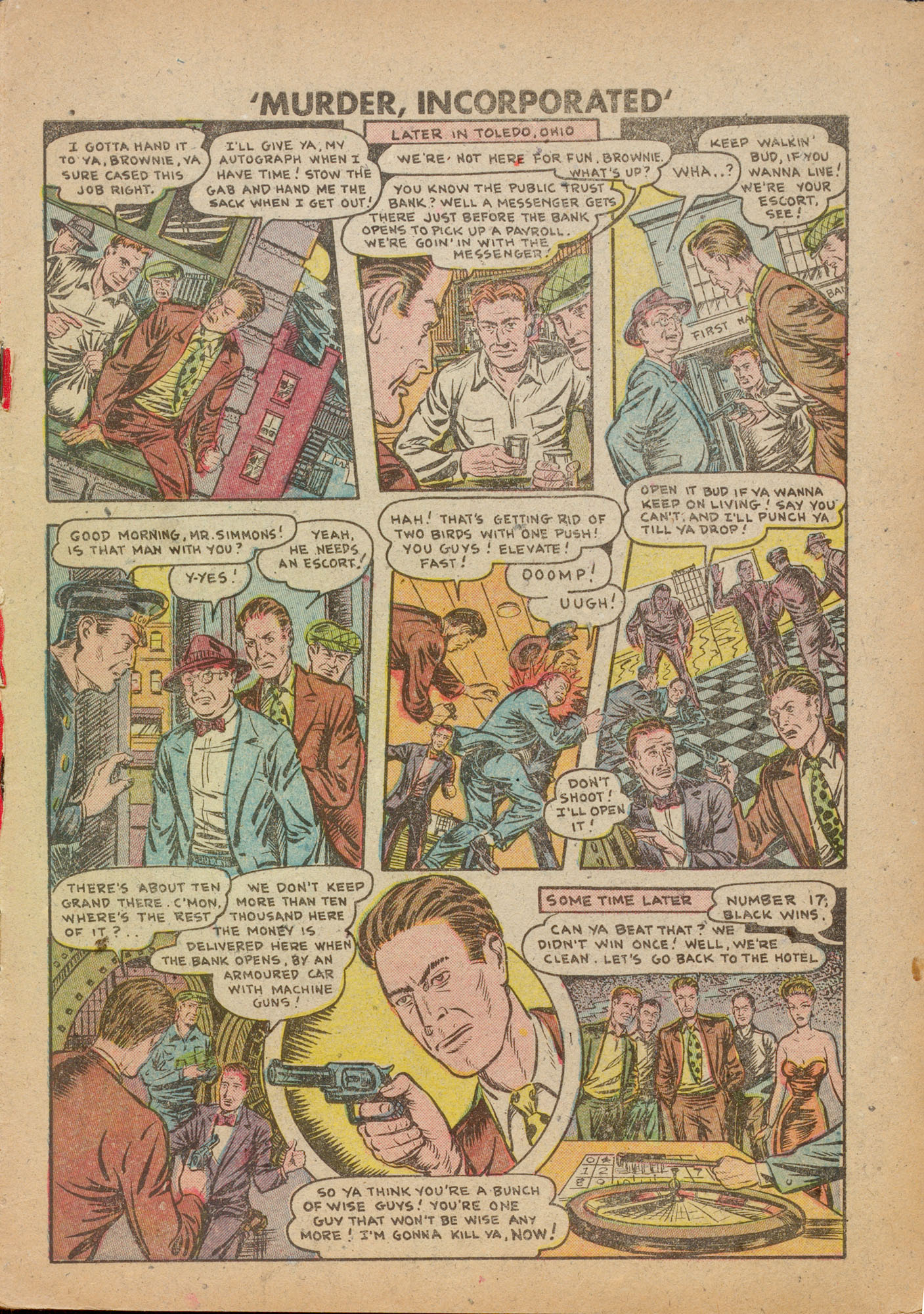 Read online Murder Incorporated (1948) comic -  Issue #9 - 3