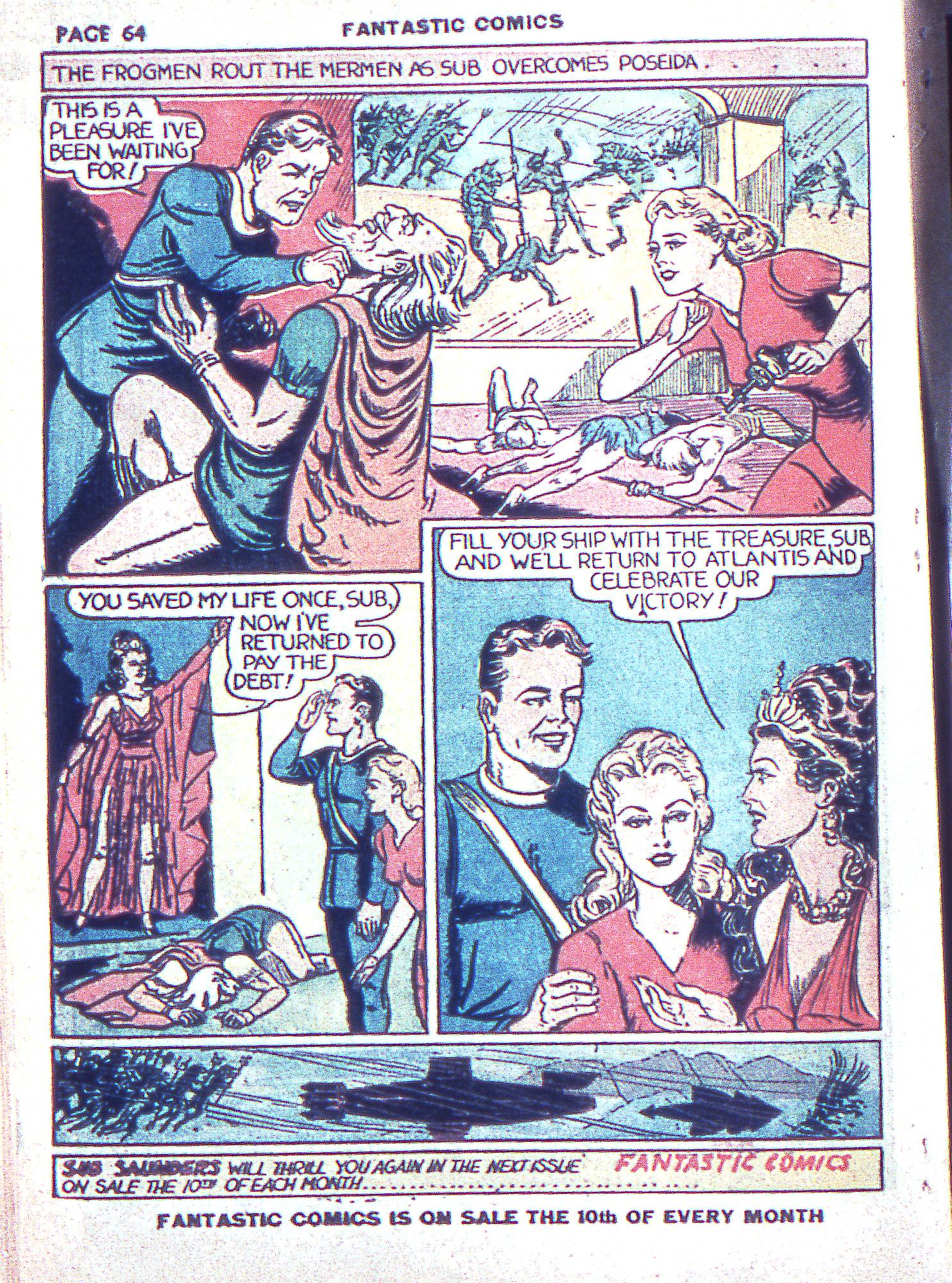 Read online Fantastic Comics comic -  Issue #3 - 66