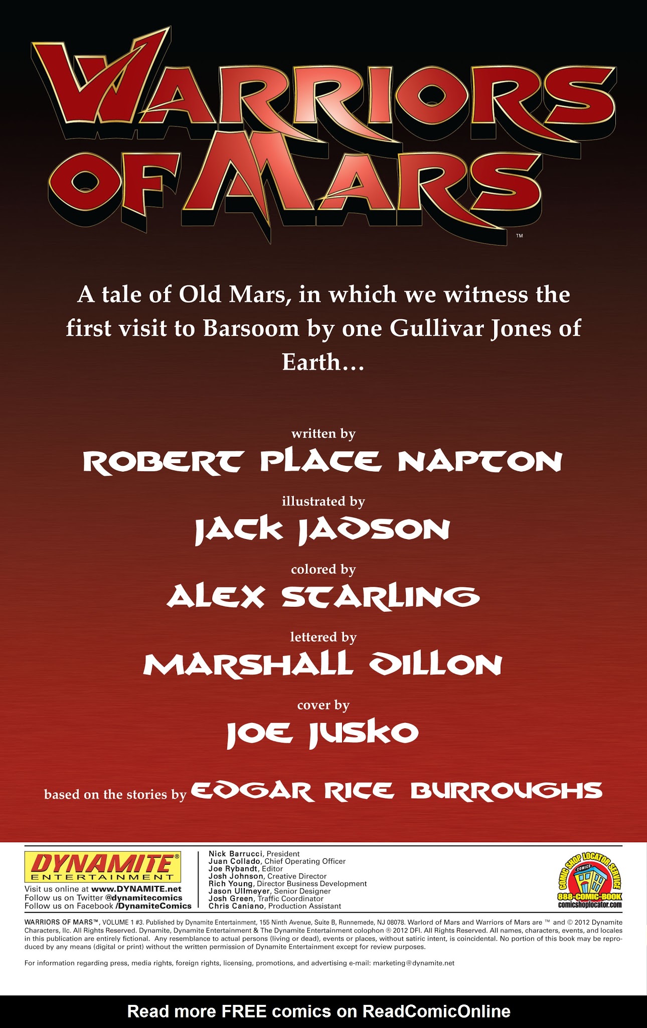 Read online Warriors of Mars comic -  Issue # TPB - 55