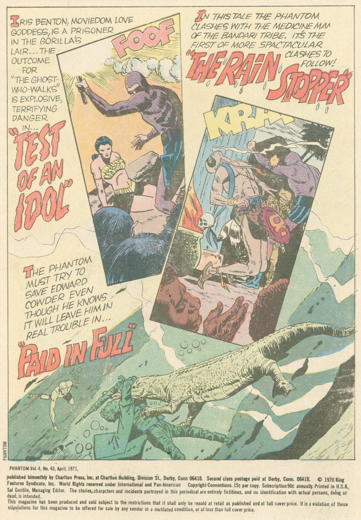 Read online The Phantom (1969) comic -  Issue #43 - 2