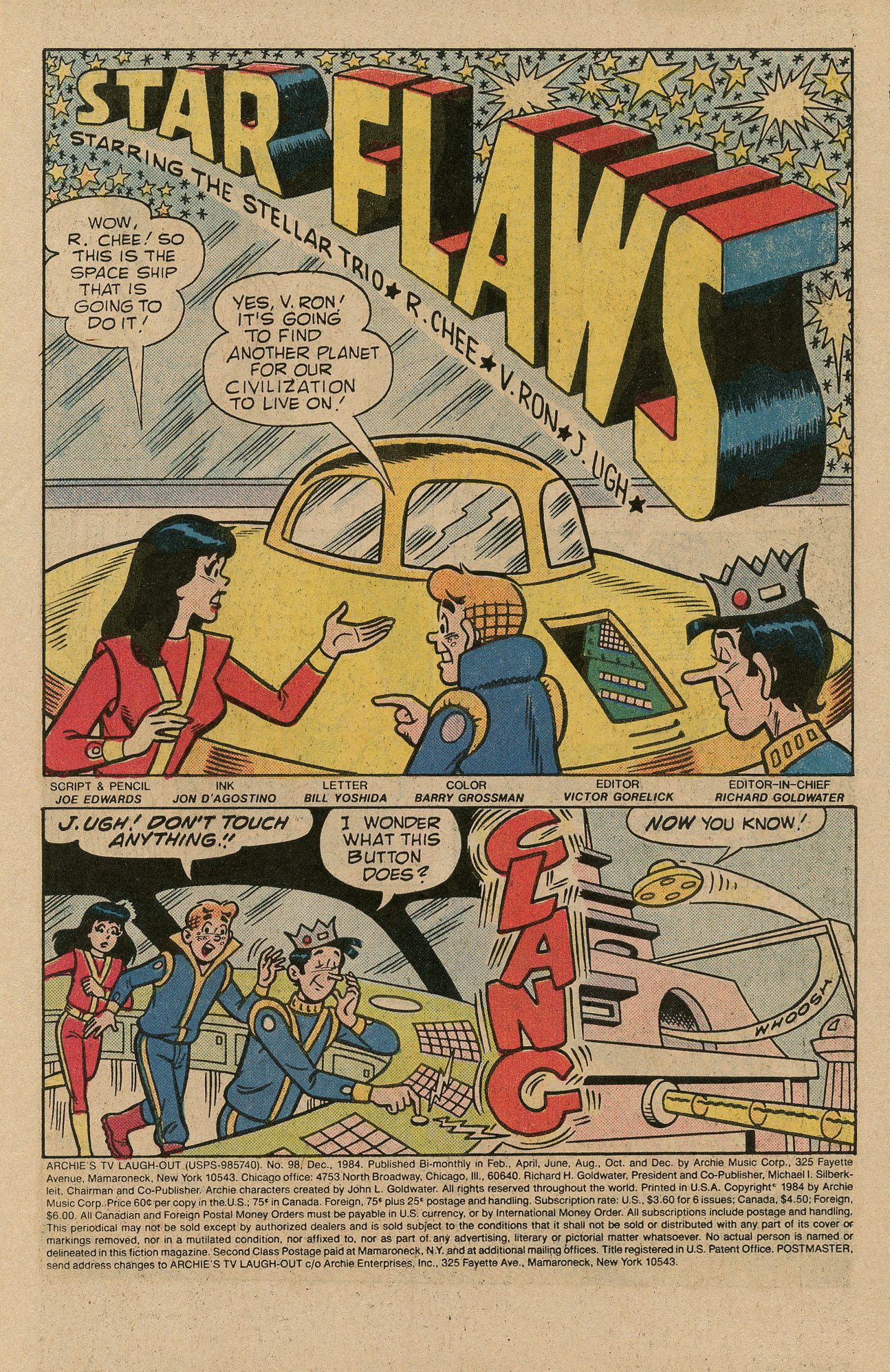Read online Archie's TV Laugh-Out comic -  Issue #98 - 3