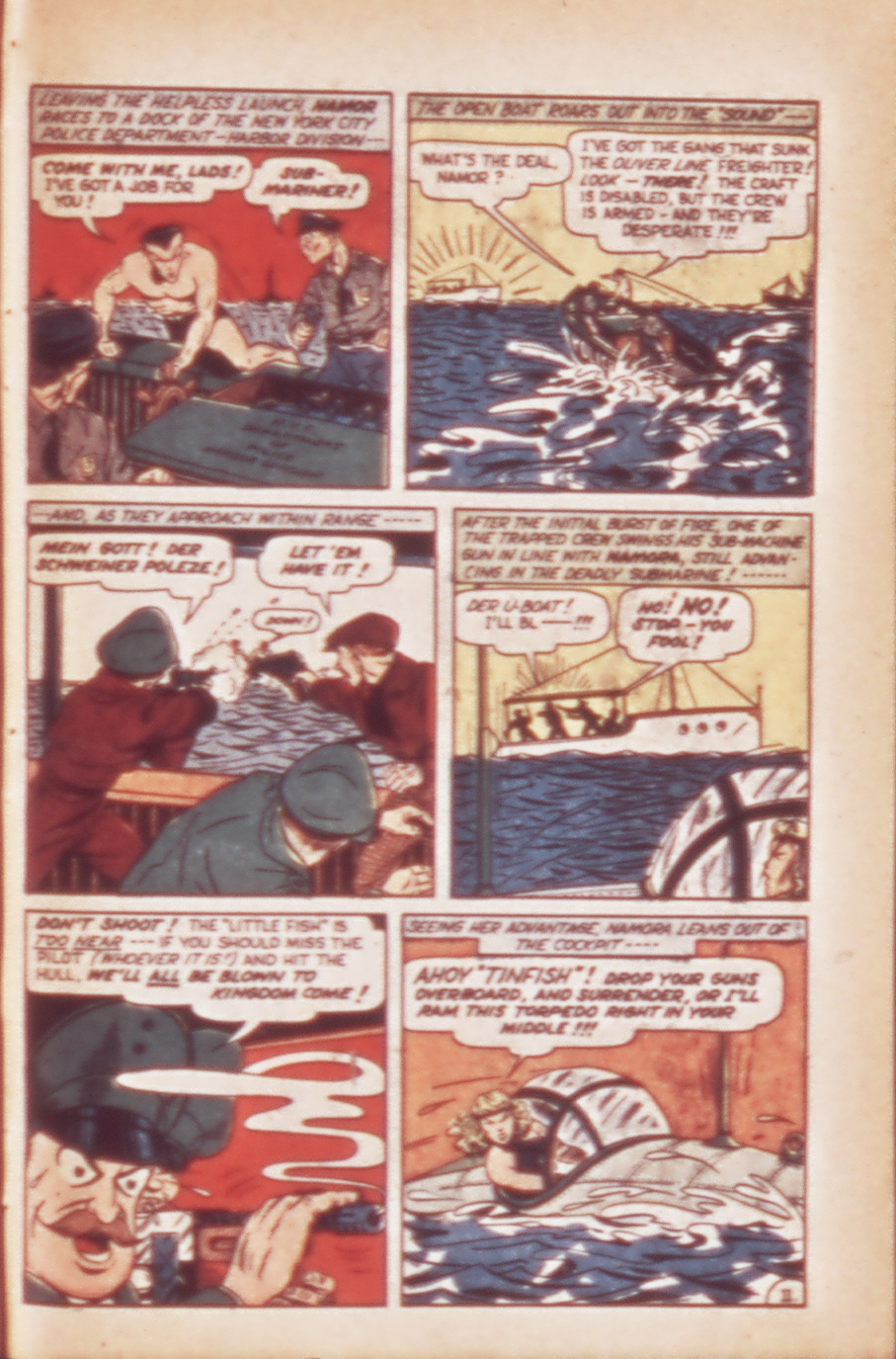 Read online Sub-Mariner Comics comic -  Issue #24 - 27