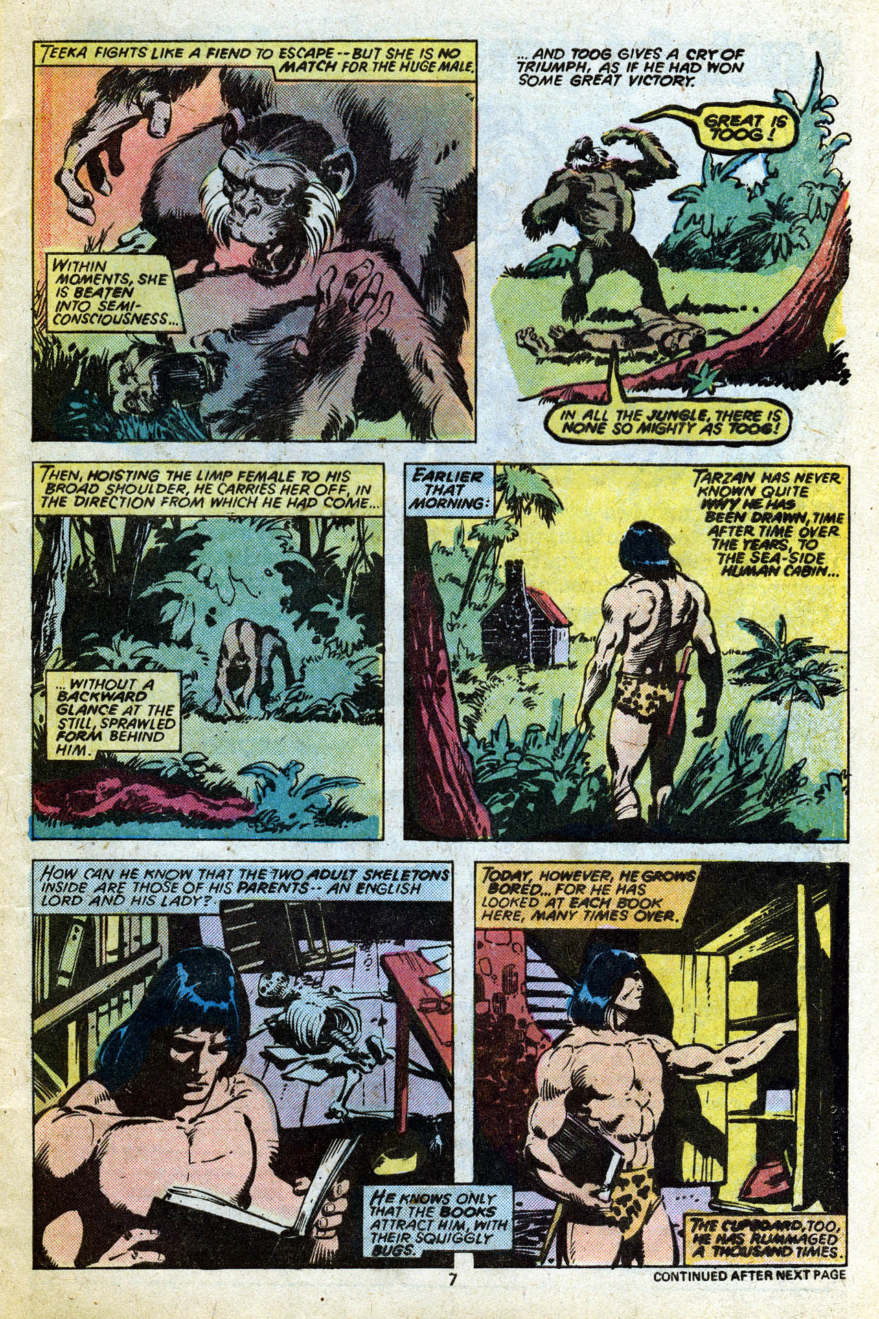 Read online Tarzan (1977) comic -  Issue #14 - 9