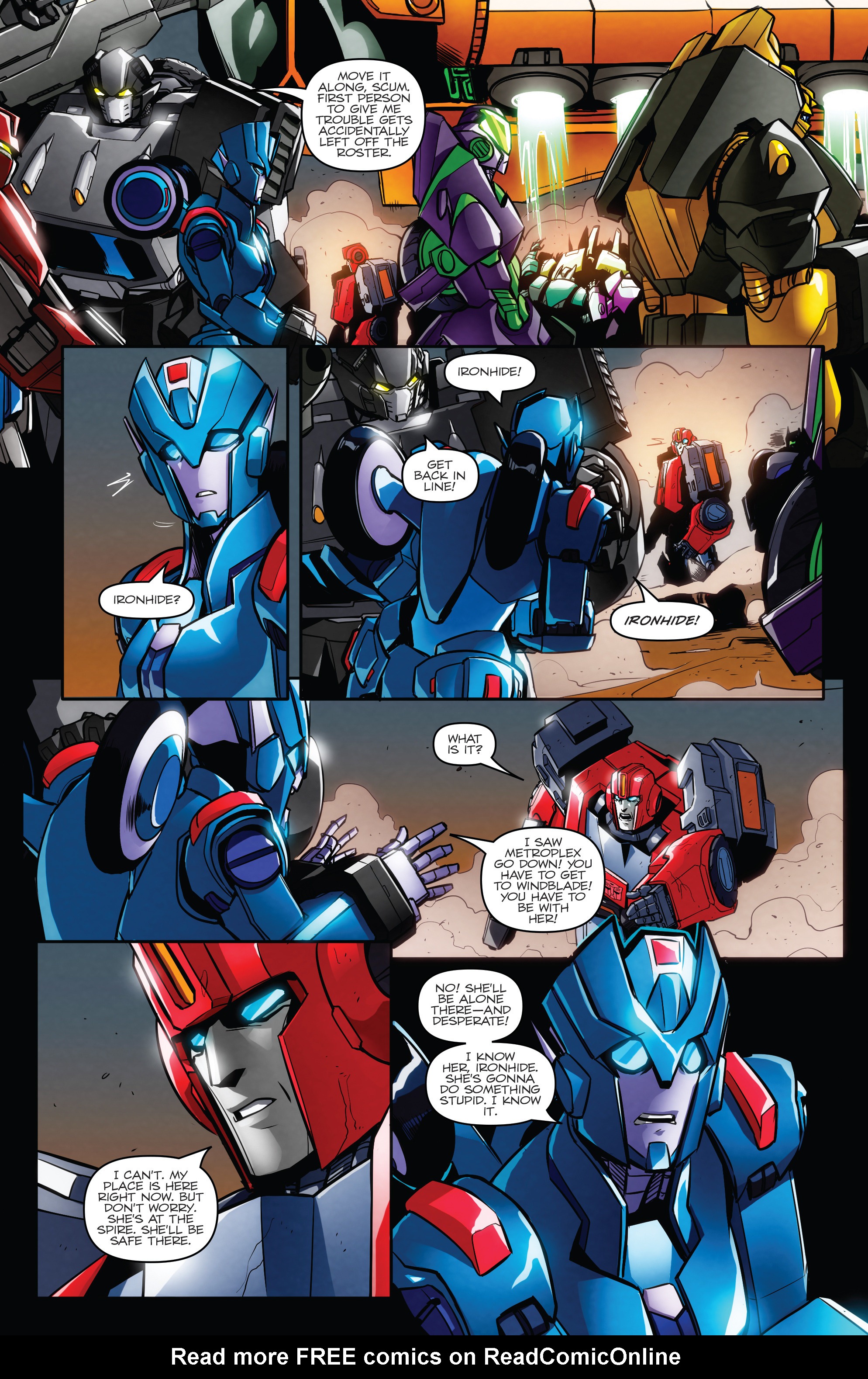 Read online Transformers: Till All Are One comic -  Issue #6 - 17