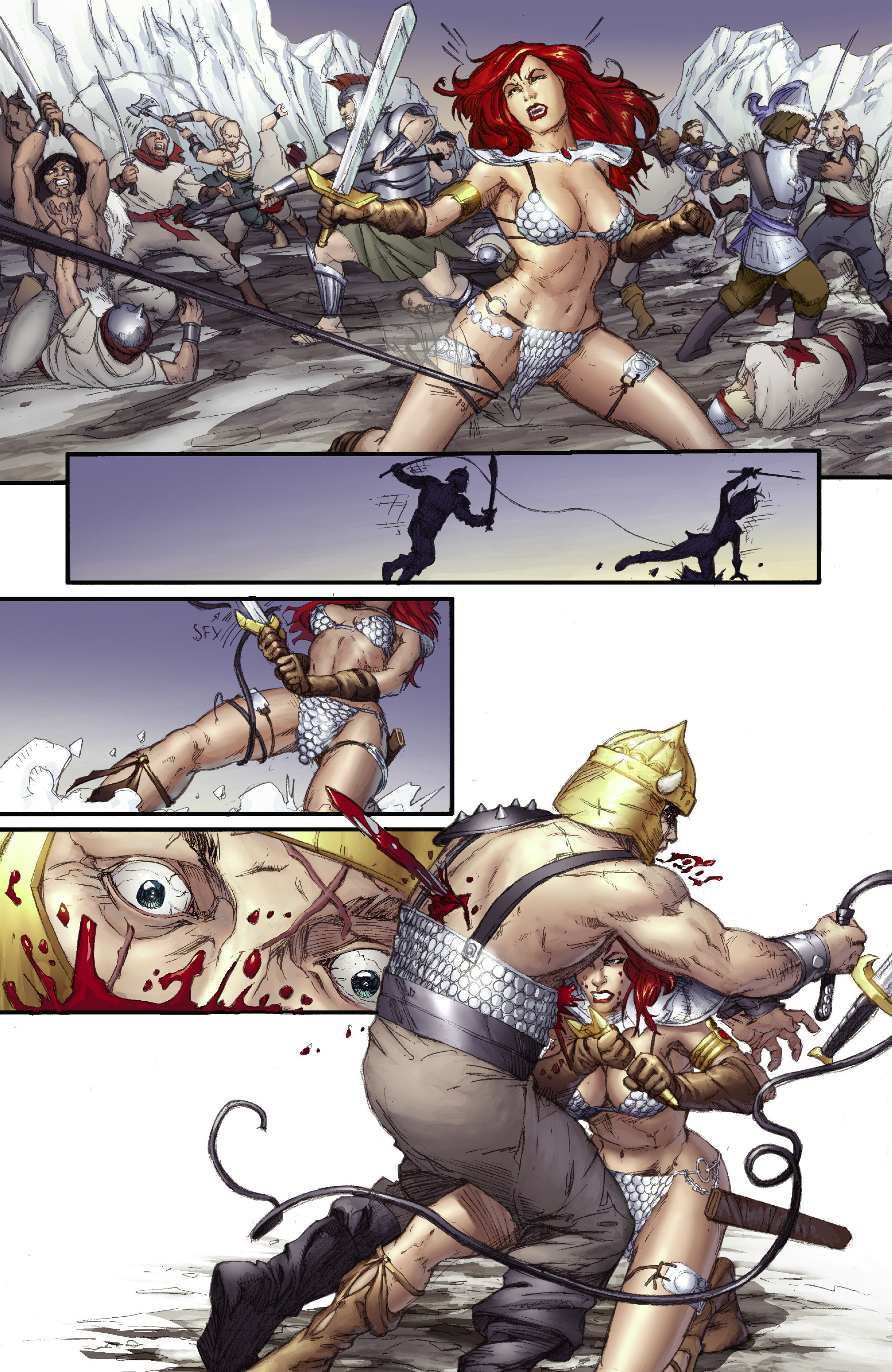 Read online Red Sonja: Break The Skin comic -  Issue # Full - 4