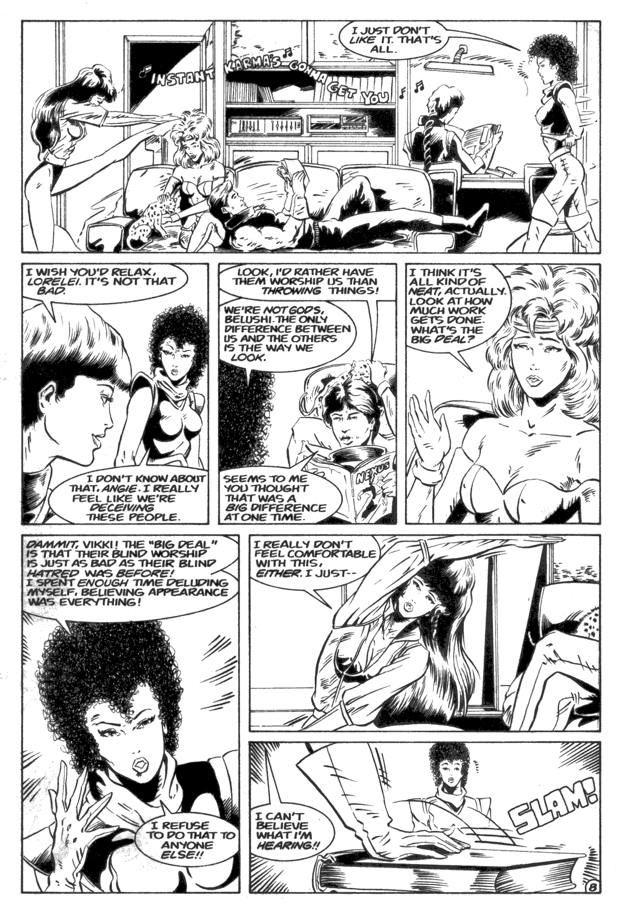 Read online Ex-Mutants (1986) comic -  Issue #6 - 13