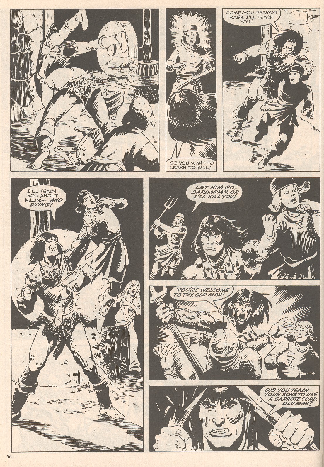 Read online The Savage Sword Of Conan comic -  Issue #105 - 56