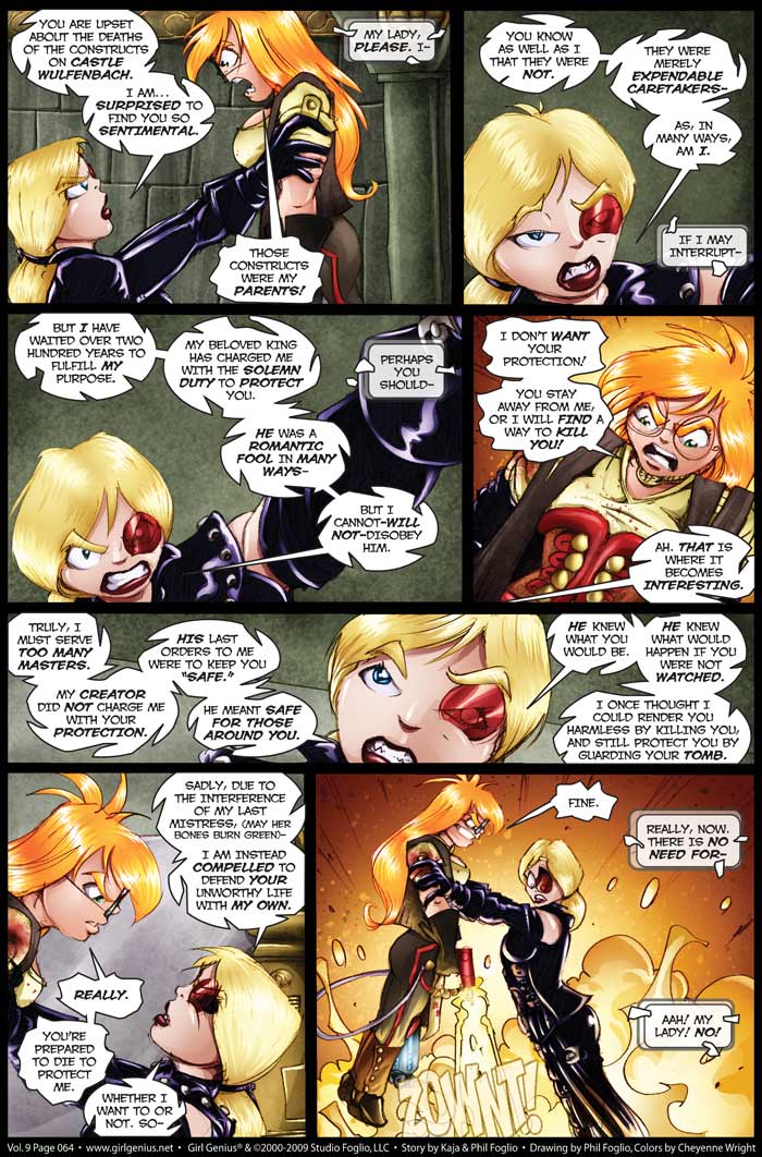 Read online Girl Genius (2002) comic -  Issue #9 - 65