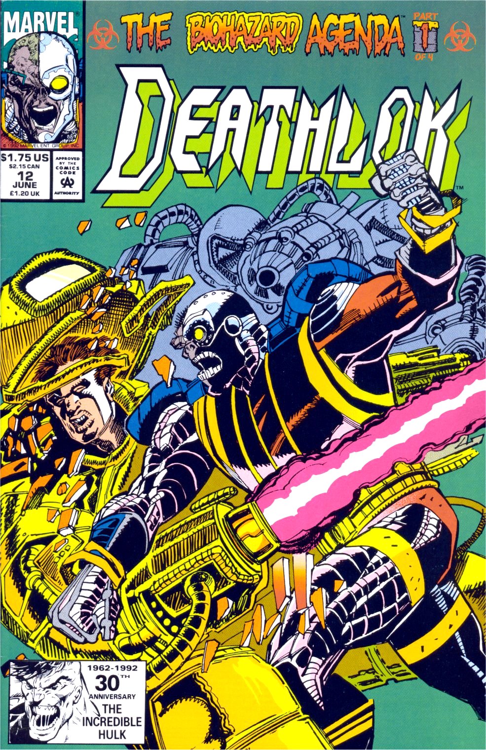 Read online Deathlok (1991) comic -  Issue #12 - 1