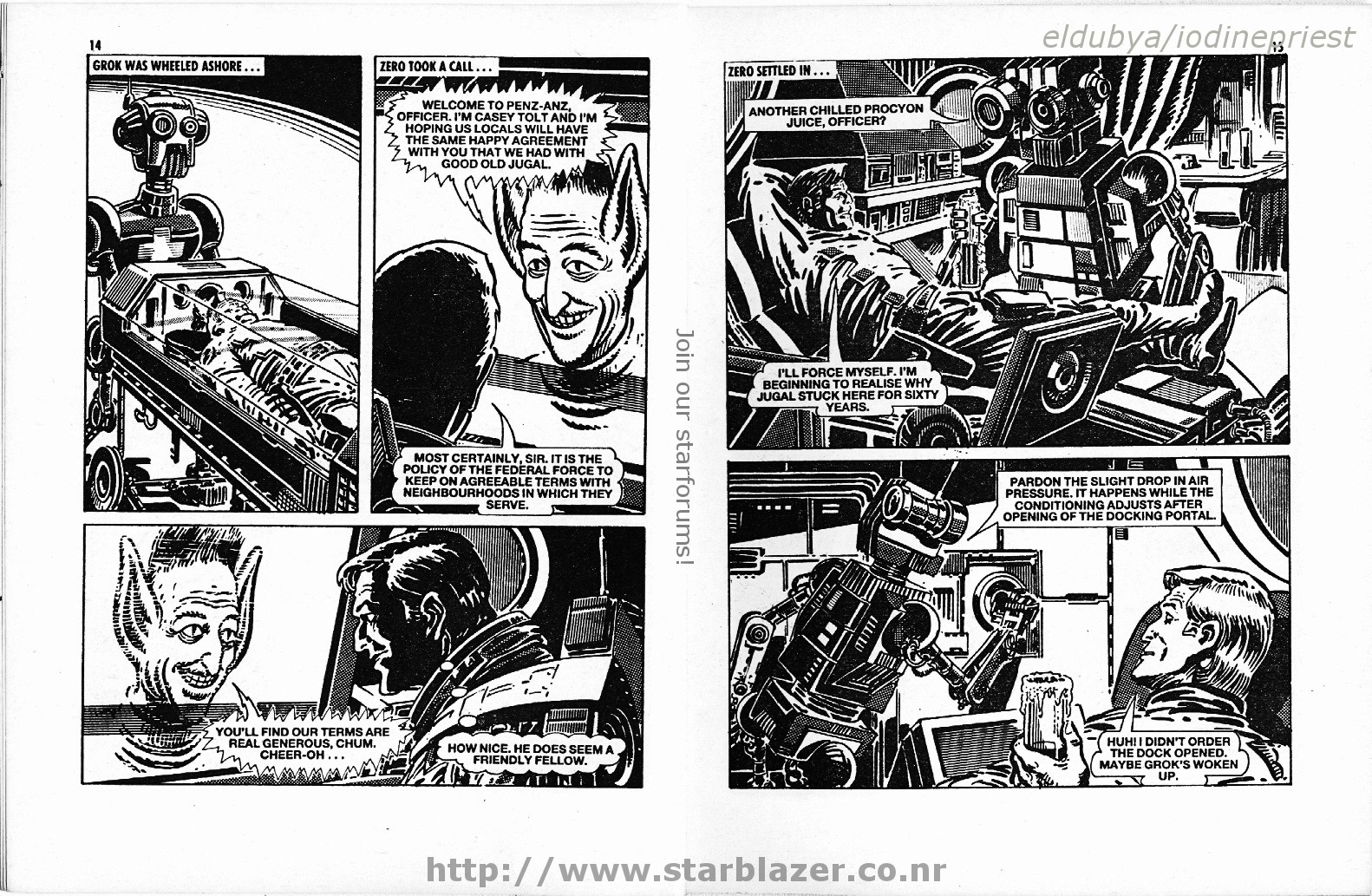 Read online Starblazer comic -  Issue #217 - 9