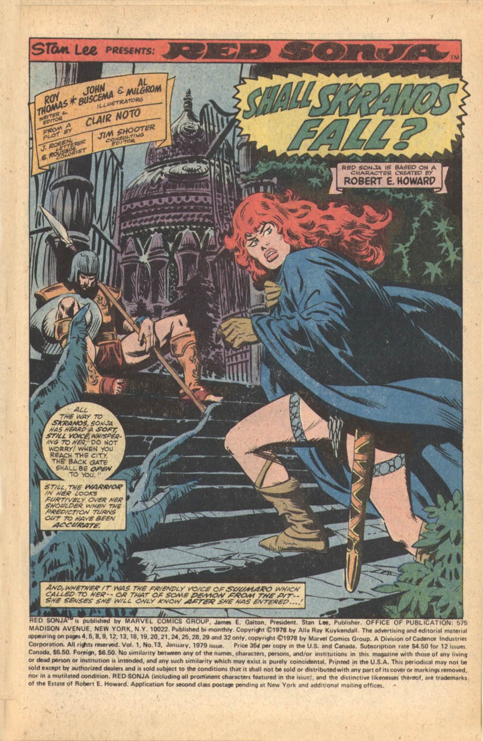 Red Sonja (1977) Issue #13 #13 - English 2